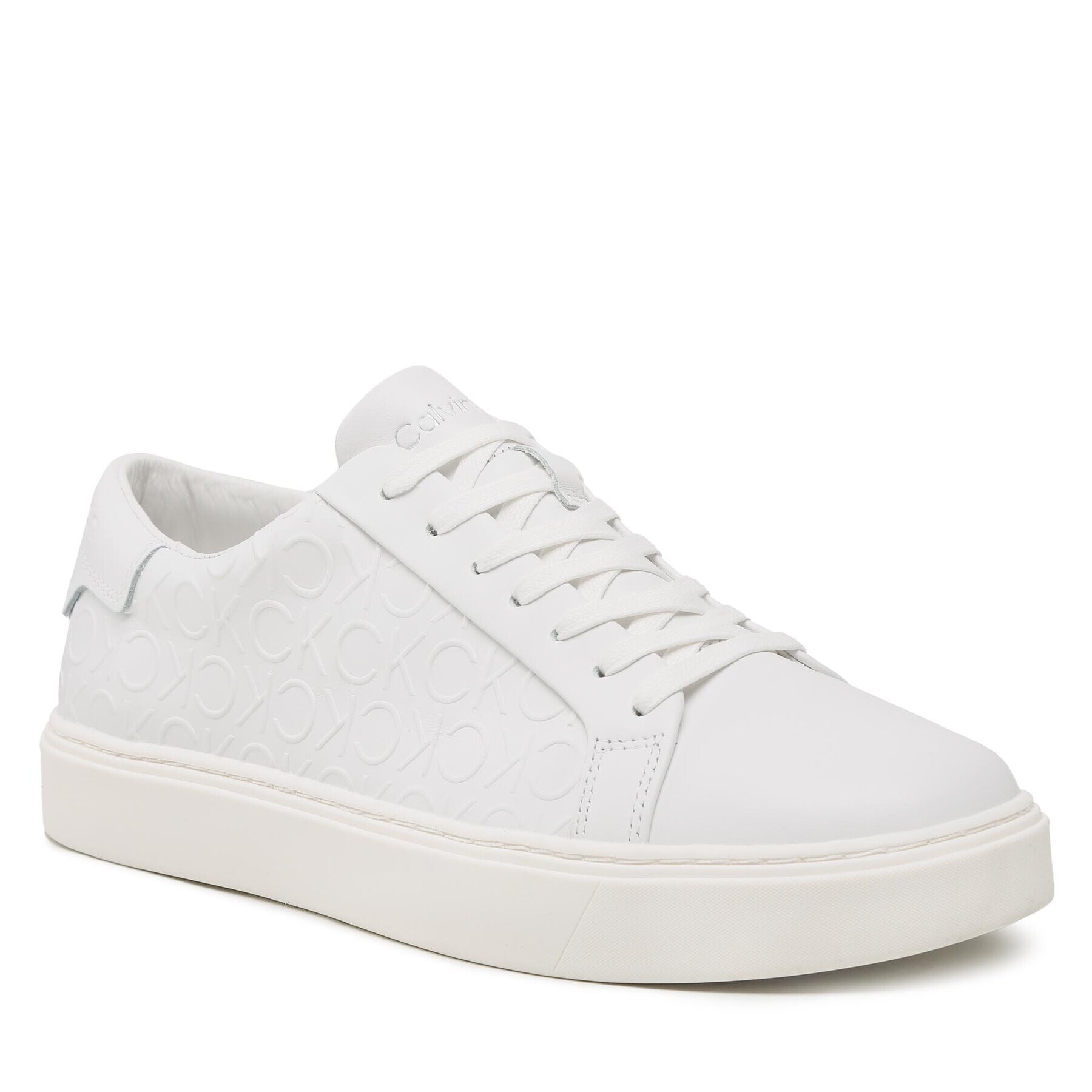 Calvin Klein Sportcipő Low Top Lace Up Mono Hf HM0HM01068 Fehér - Pepit.hu