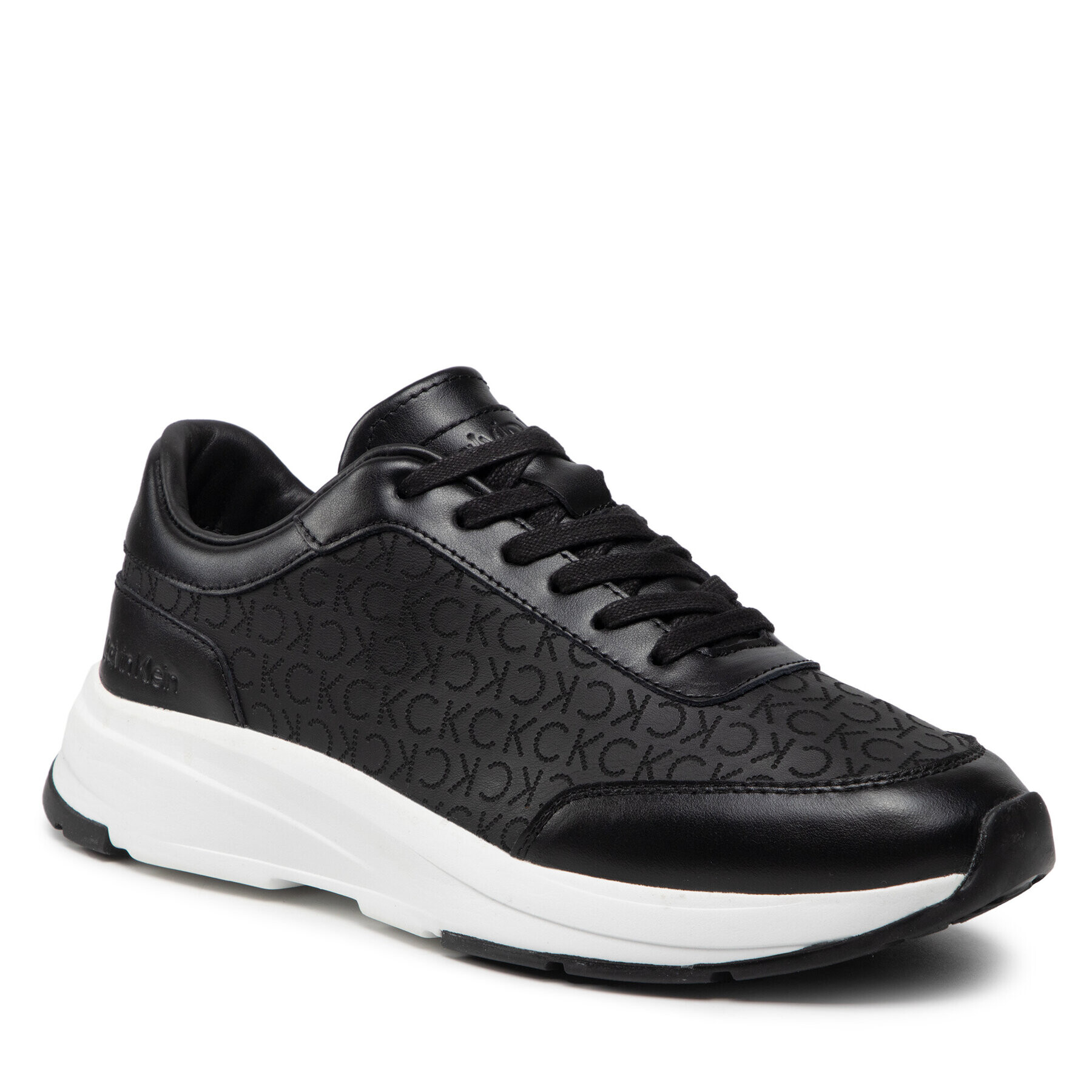 Calvin Klein Sportcipő Low Top Lace Up Mono HM0HM00472 Fekete - Pepit.hu