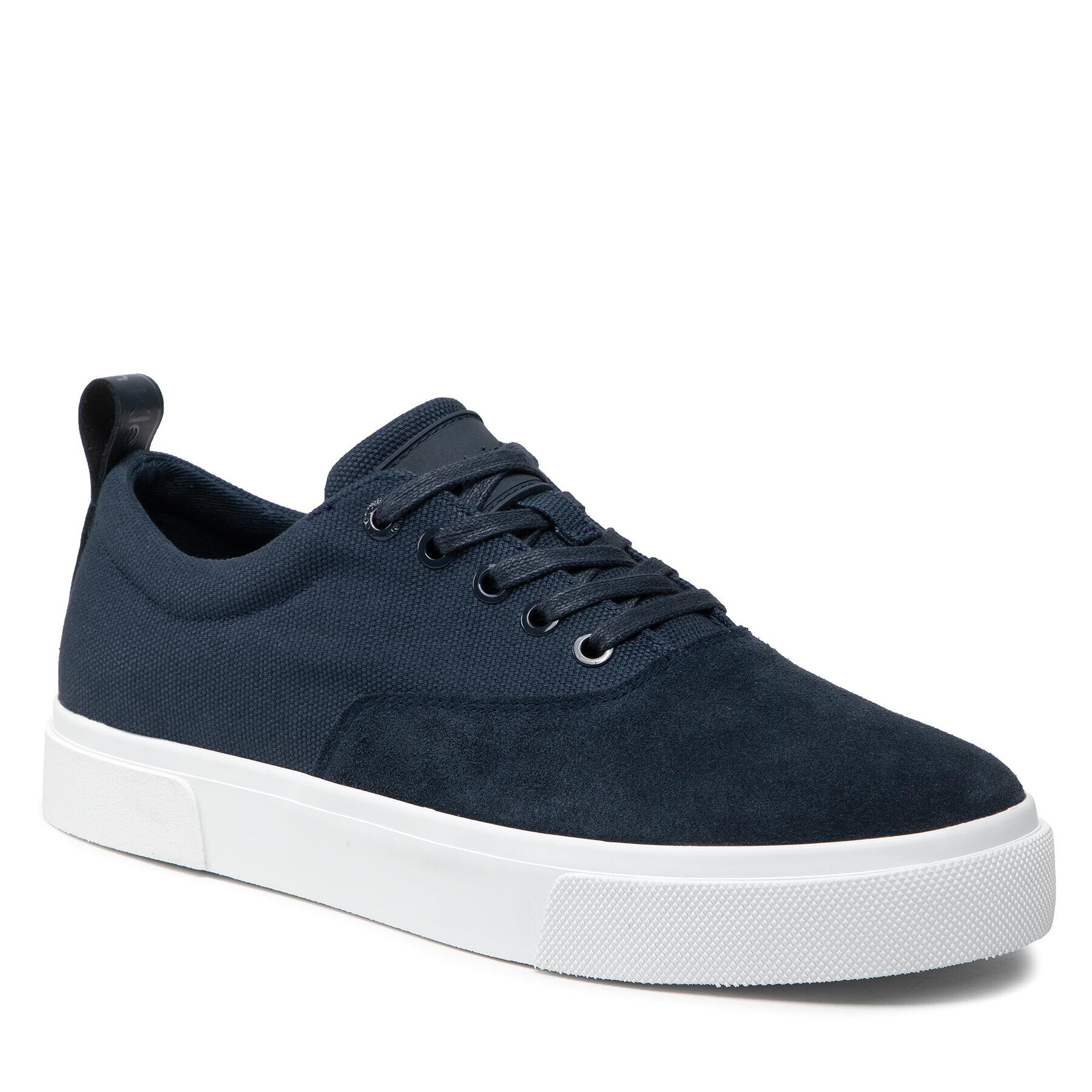 Calvin Klein Sportcipő Low Top Lace Up Skate Cv Mix HM0HM00321 Sötétkék - Pepit.hu