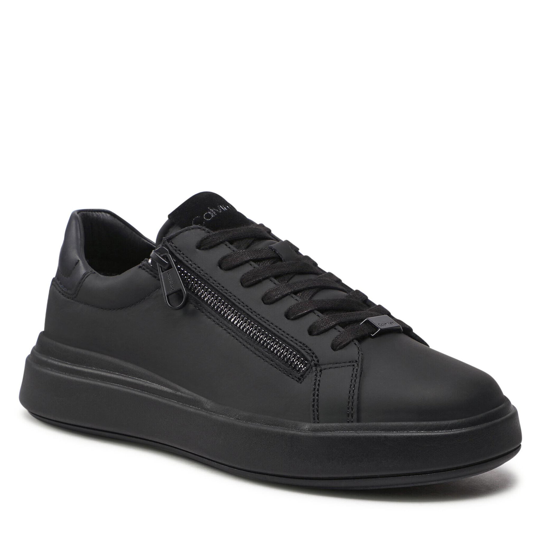 Calvin Klein Sportcipő Low Top Lace Up Zip HM0HM00746 Fekete - Pepit.hu