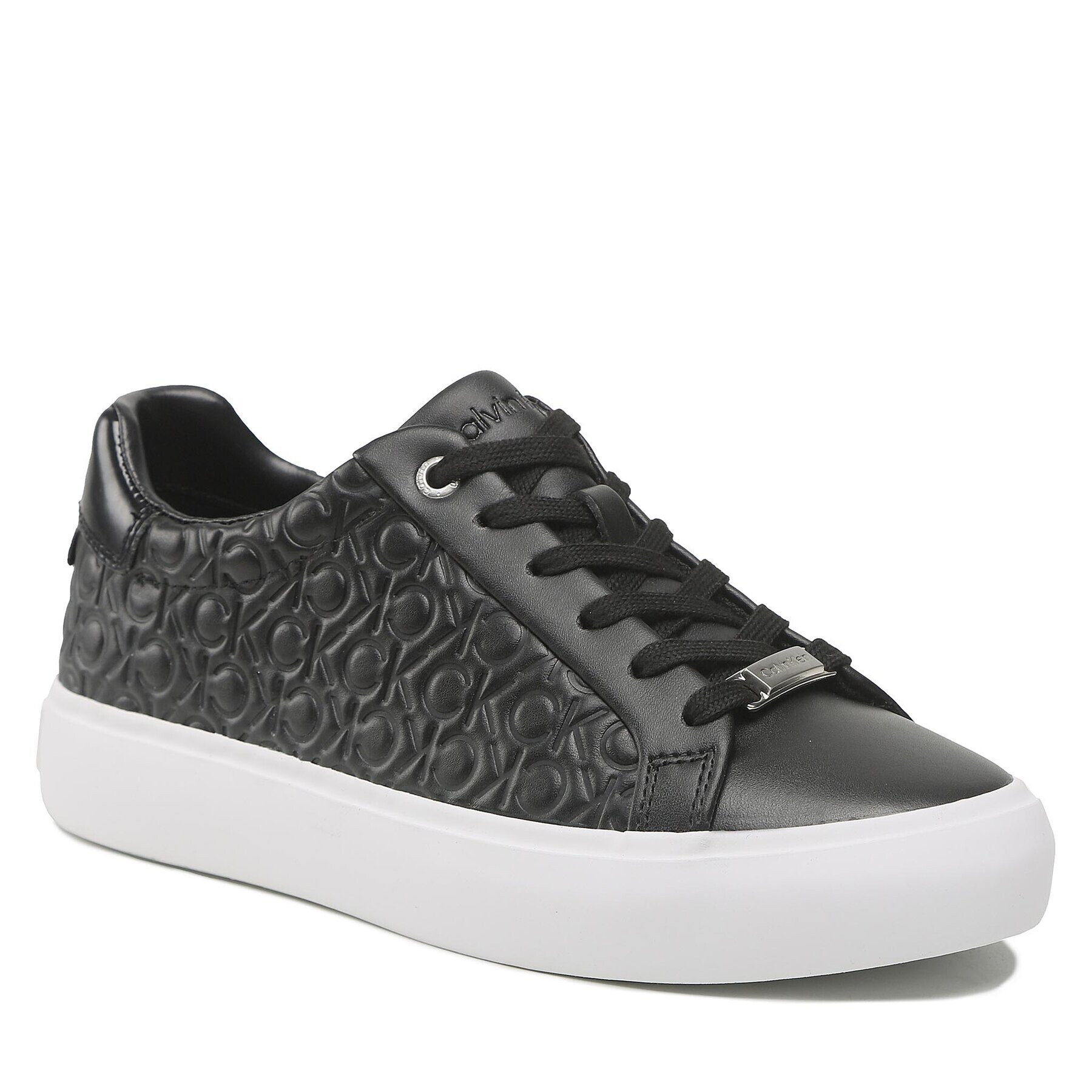 Calvin Klein Sportcipő Vulg Lace Up Mono Mix HW0HW01373 Fekete - Pepit.hu