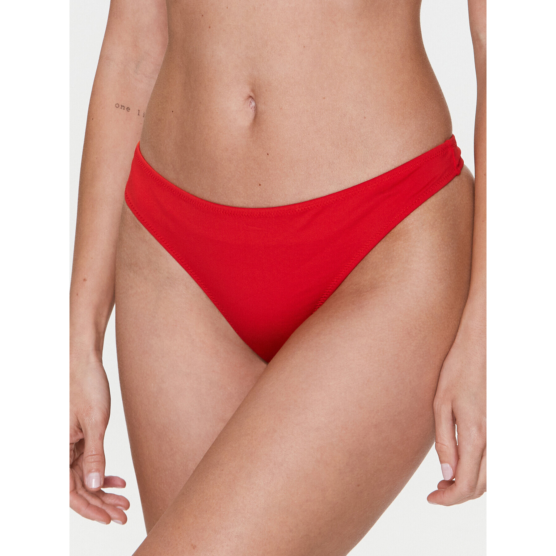 Calvin Klein Swimwear Bikini alsó KW0KW02064 Piros - Pepit.hu