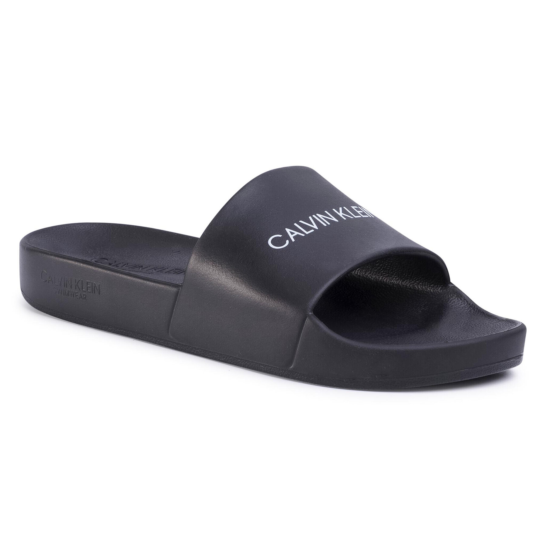 Calvin Klein Swimwear Papucs One Mold Slide KW0KW01031 Fekete - Pepit.hu