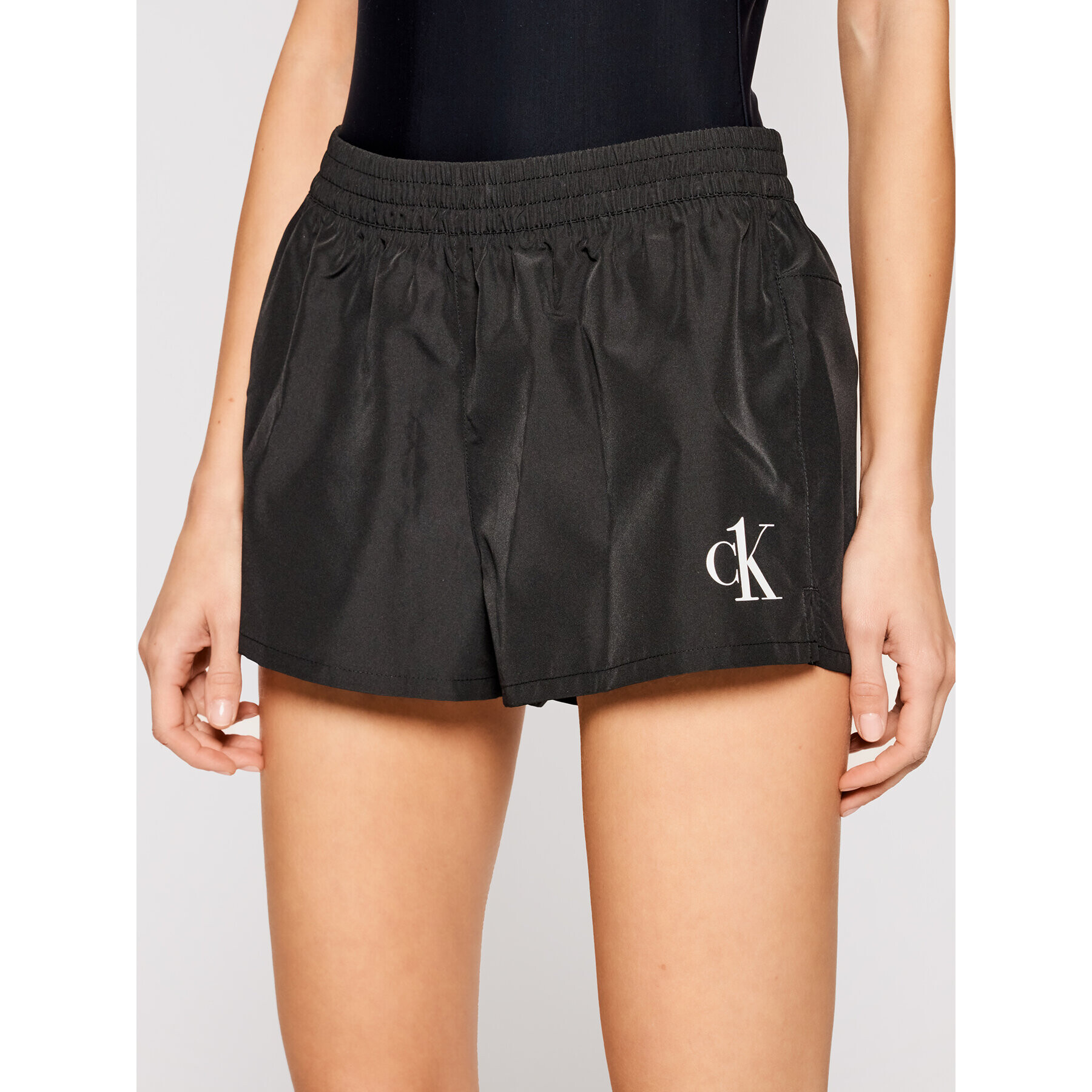 Calvin Klein Swimwear Strandnadrág KW0KW01364 Fekete Regular Fit - Pepit.hu