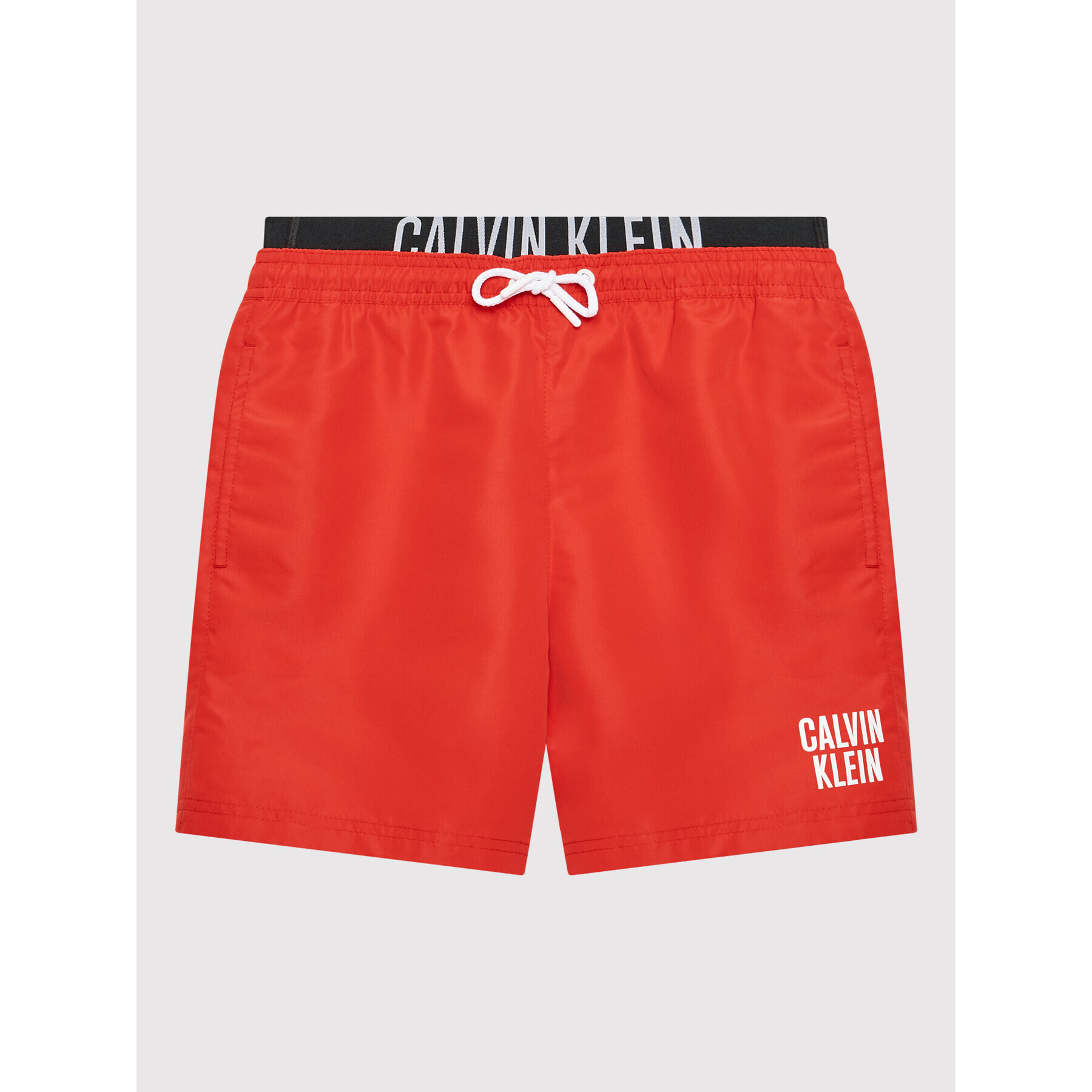 Calvin Klein Swimwear Úszónadrág Intense Power KV0KV00001 Piros Regular Fit - Pepit.hu