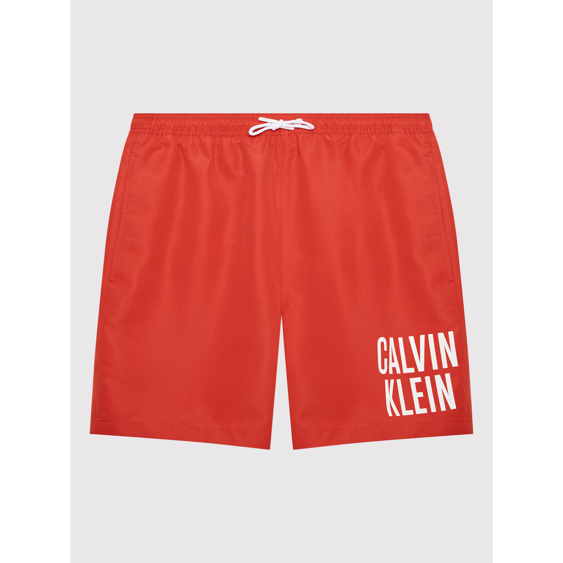 Calvin Klein Swimwear Úszónadrág Intense Power KV0KV00006 Piros Regular Fit - Pepit.hu