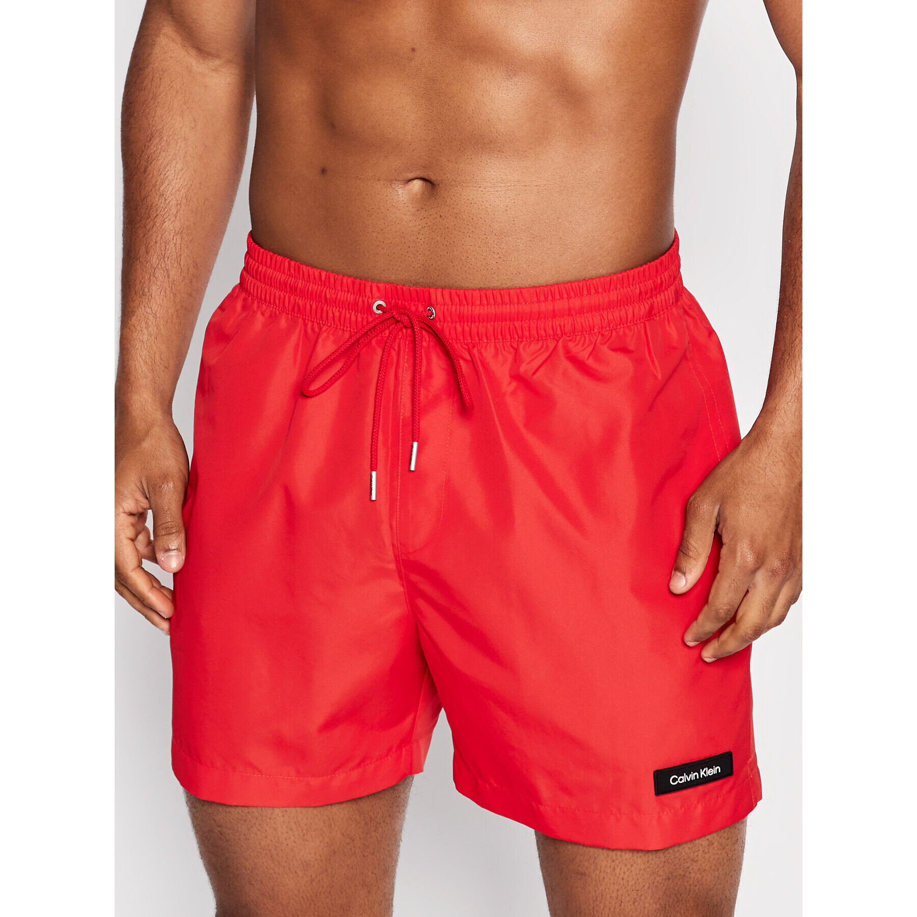 Calvin Klein Swimwear Úszónadrág KM0KM00721 Piros Regular Fit - Pepit.hu