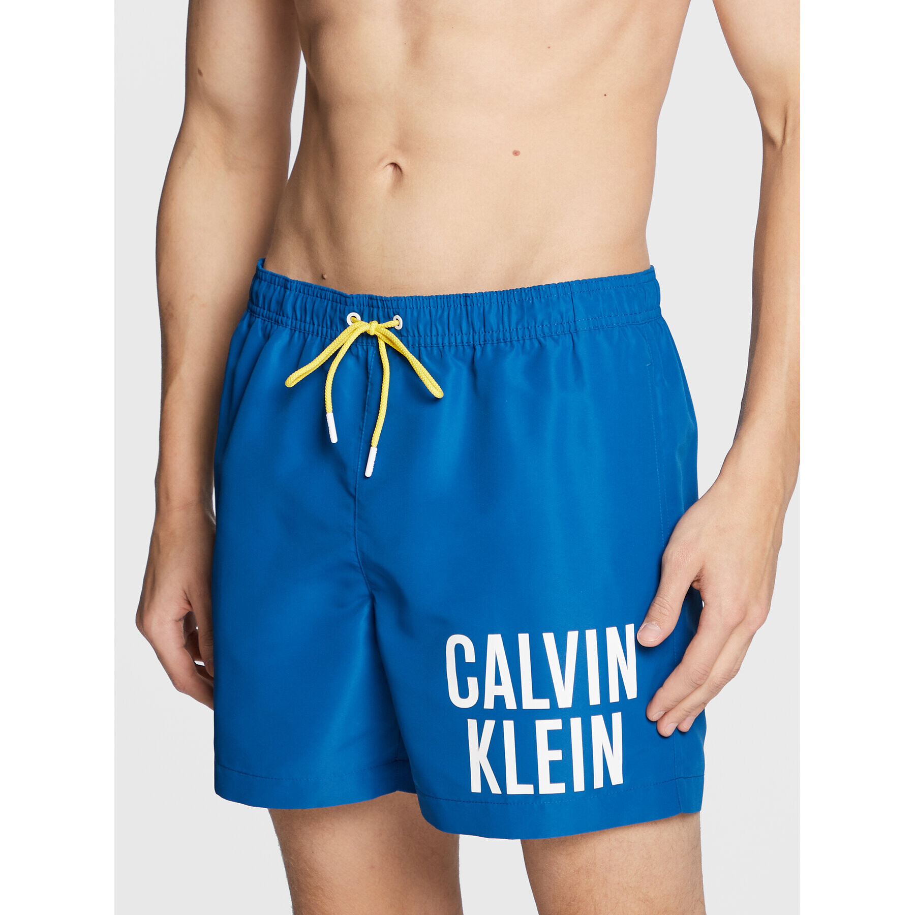 Calvin Klein Swimwear Úszónadrág KM0KM00790 Kék Regular Fit - Pepit.hu