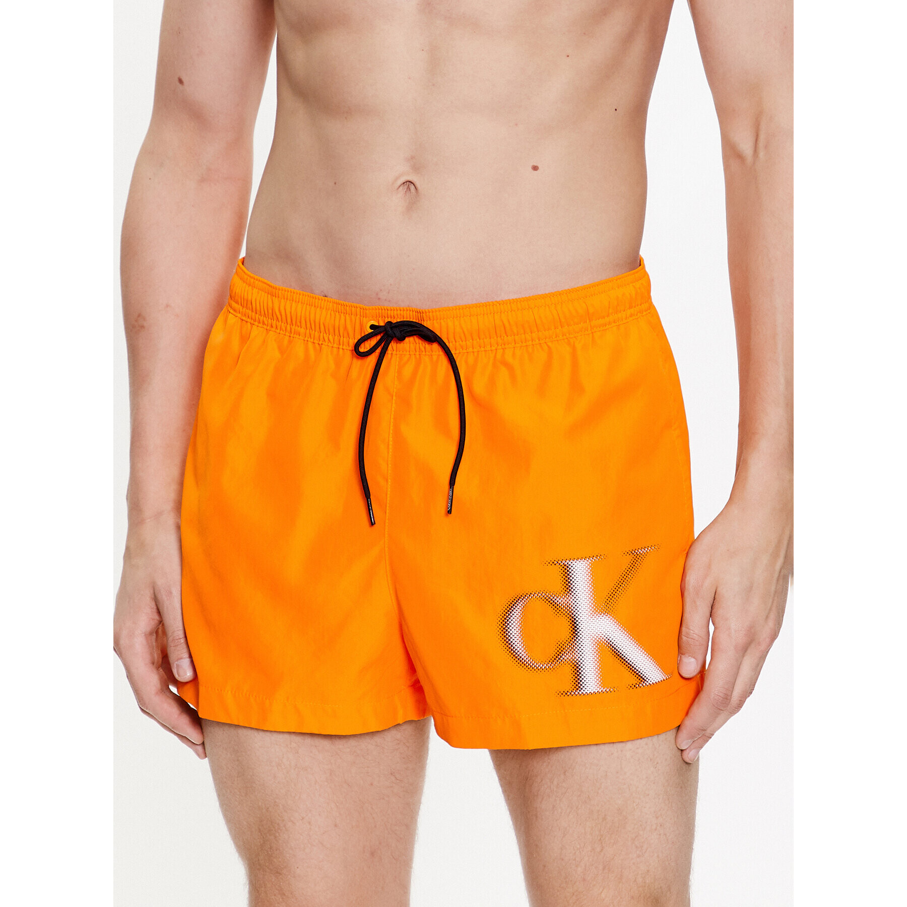 Calvin Klein Swimwear Úszónadrág KM0KM00801 Narancssárga Regular Fit - Pepit.hu