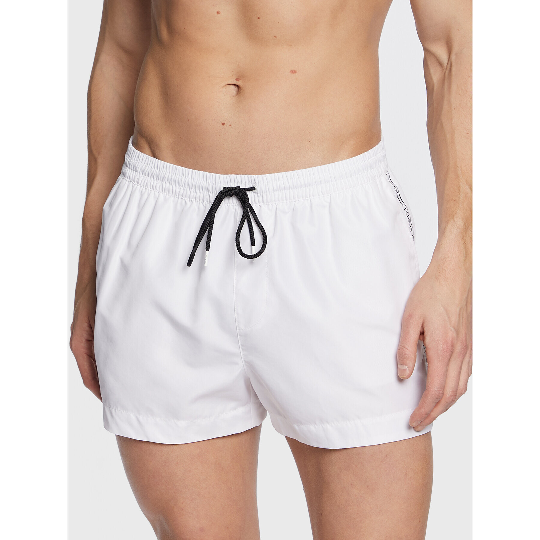 Calvin Klein Swimwear Úszónadrág KM0KM00811 Fehér Regular Fit - Pepit.hu