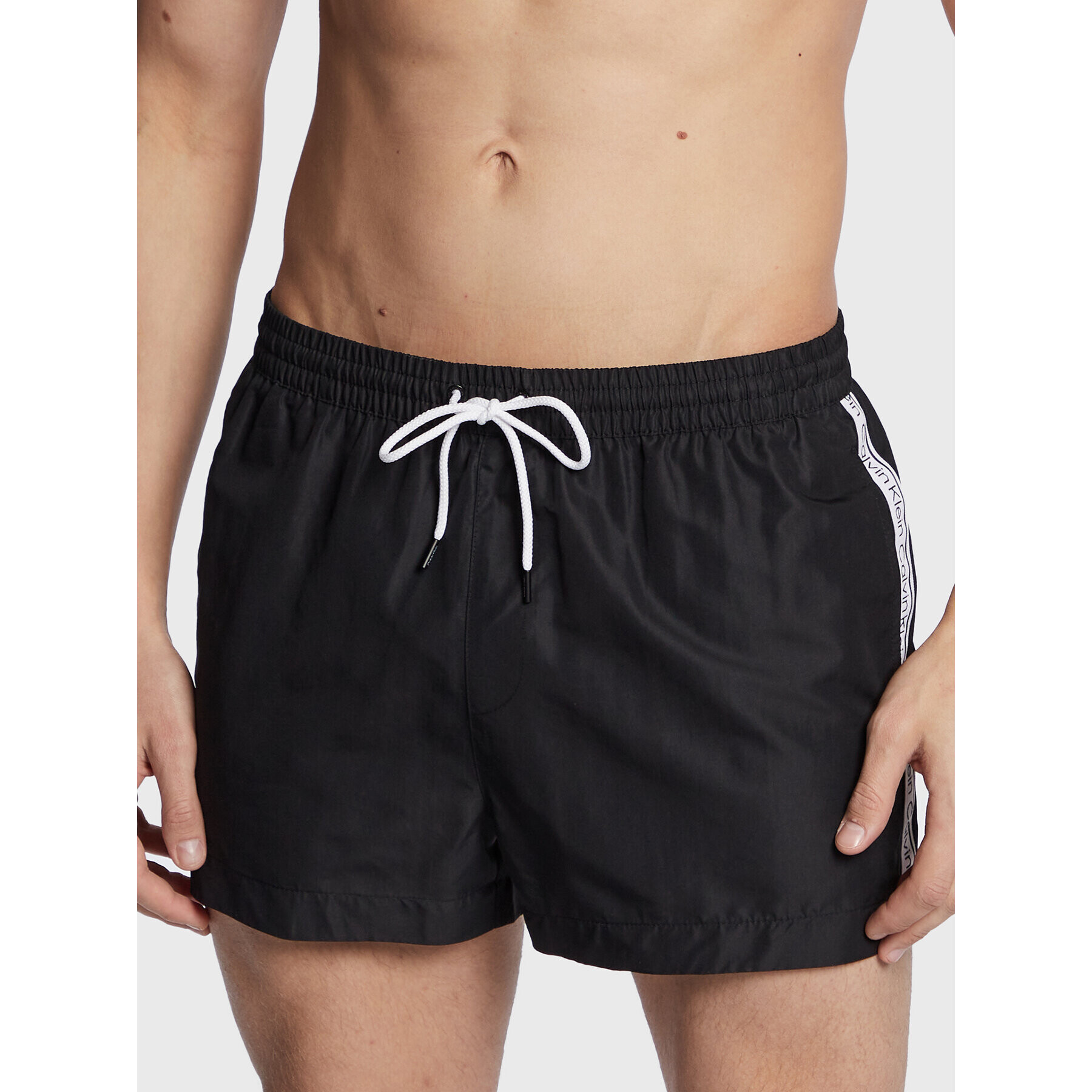 Calvin Klein Swimwear Úszónadrág KM0KM00811 Fekete Regular Fit - Pepit.hu