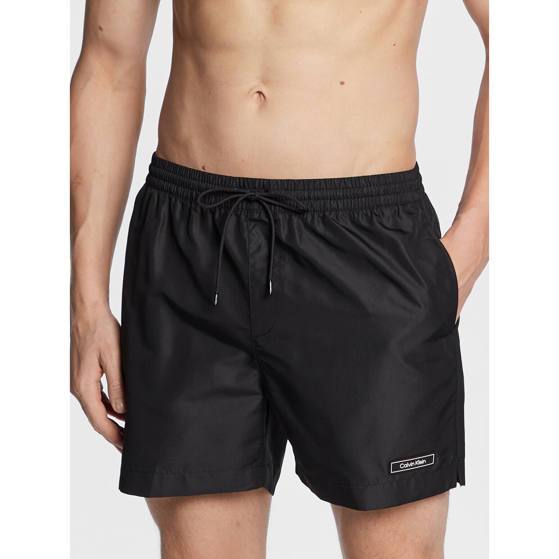 Calvin Klein Swimwear Úszónadrág KM0KM00812 Fekete Regular Fit - Pepit.hu