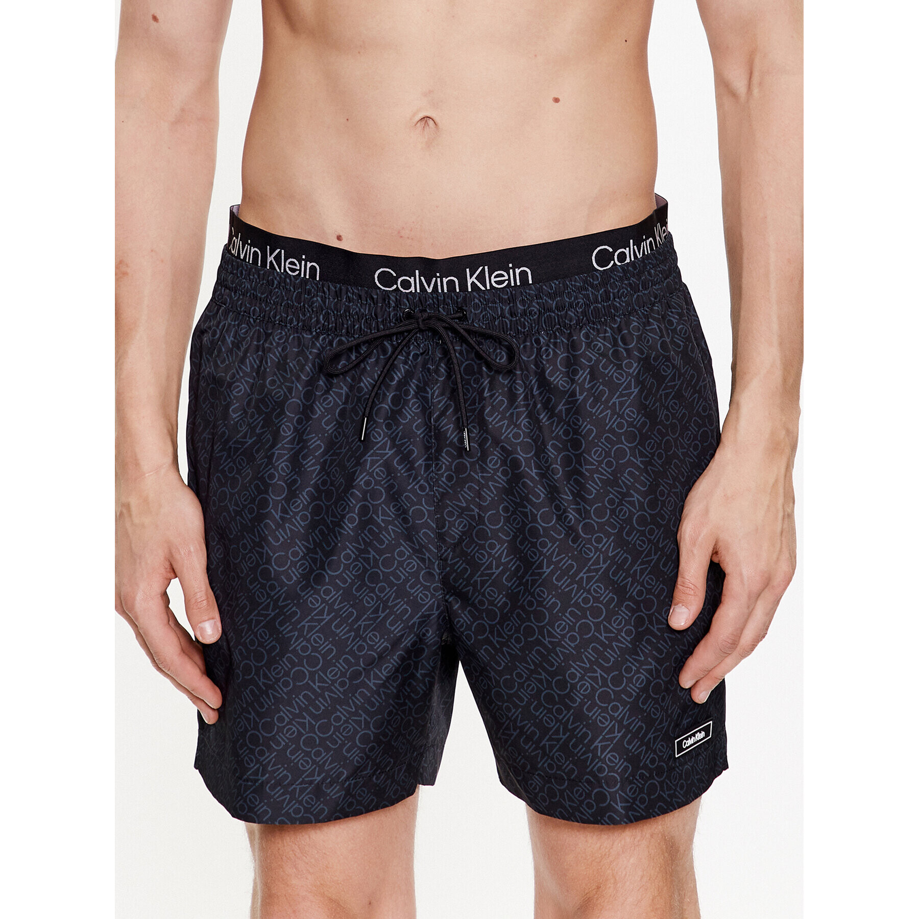 Calvin Klein Swimwear Úszónadrág KM0KM00848 Fekete Regular Fit - Pepit.hu