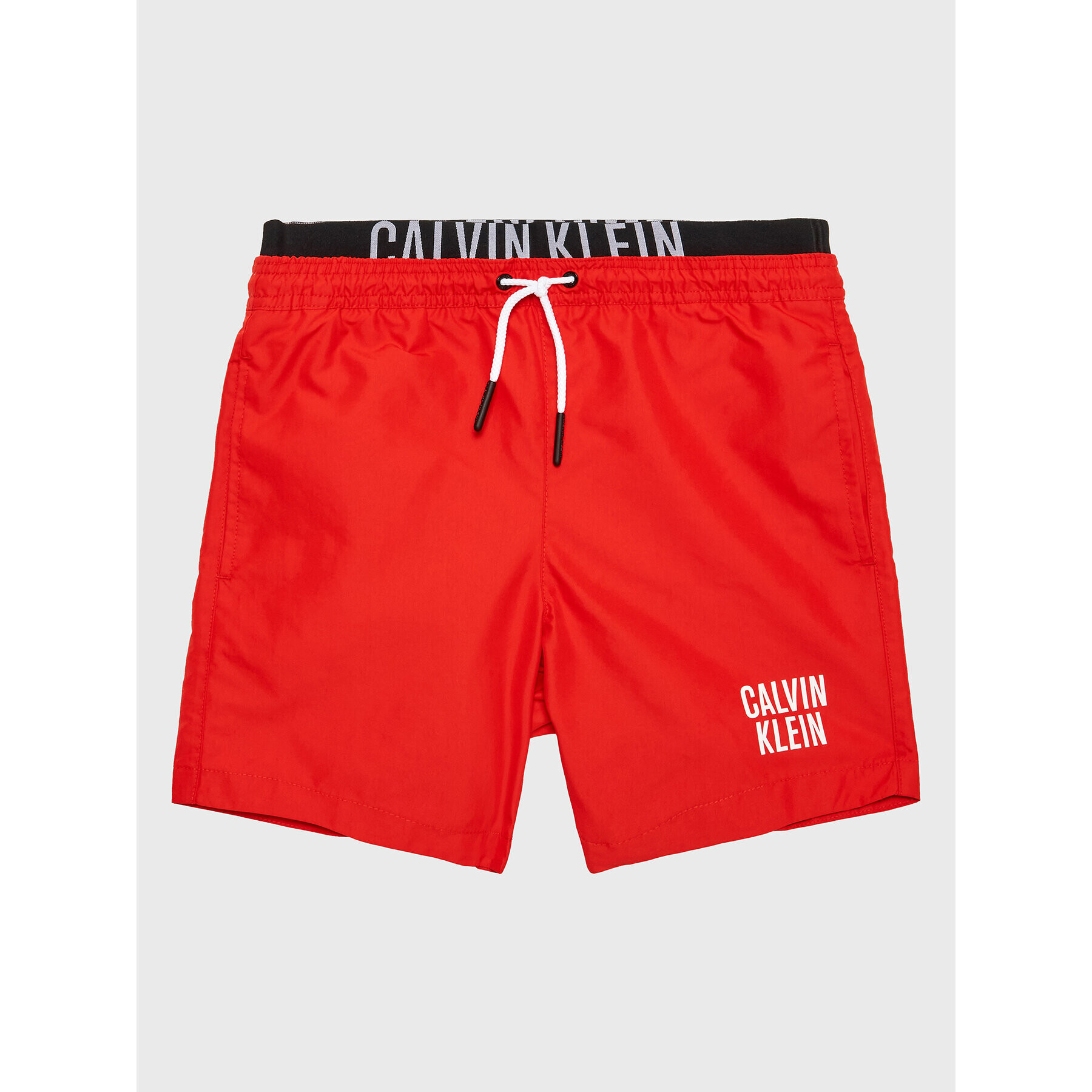 Calvin Klein Swimwear Úszónadrág Medium KV0KV00022 Piros Regular Fit - Pepit.hu