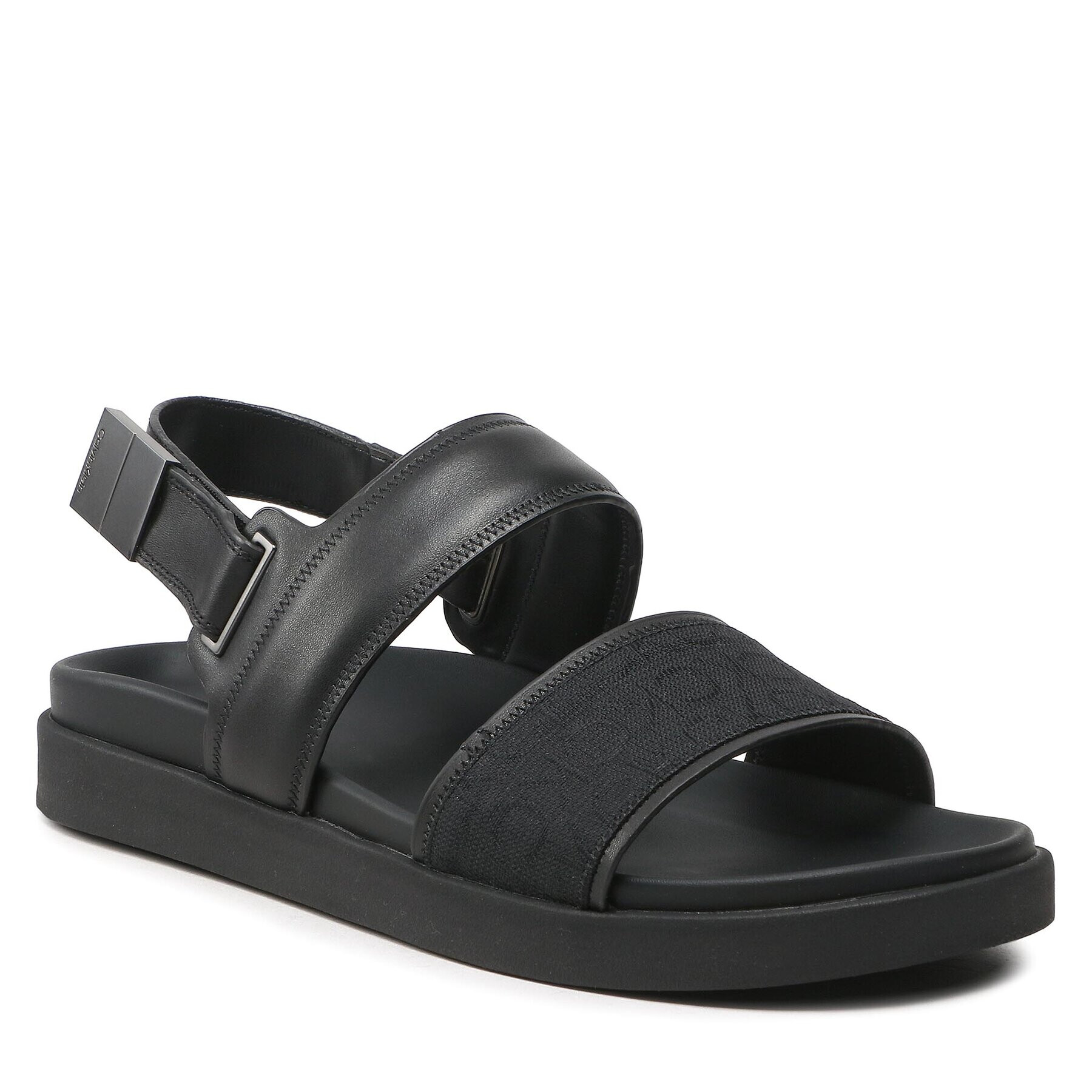 Calvin Klein Szandál Back Strap Sandal Mono Jq HM0HM00970 Fekete - Pepit.hu