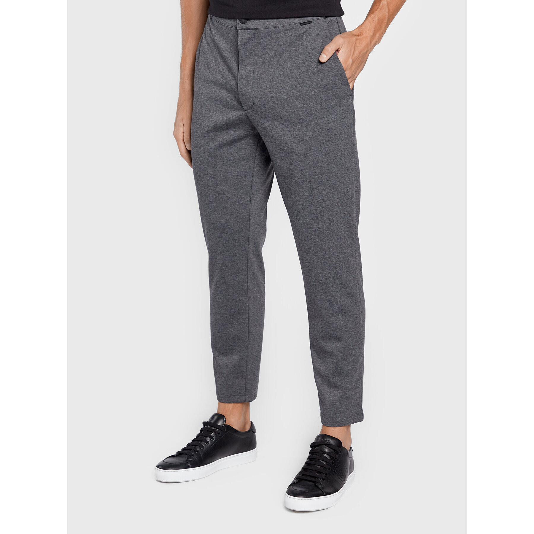 Calvin Klein Szövet nadrág Comfort K10K109913 Szürke Tapered Fit - Pepit.hu