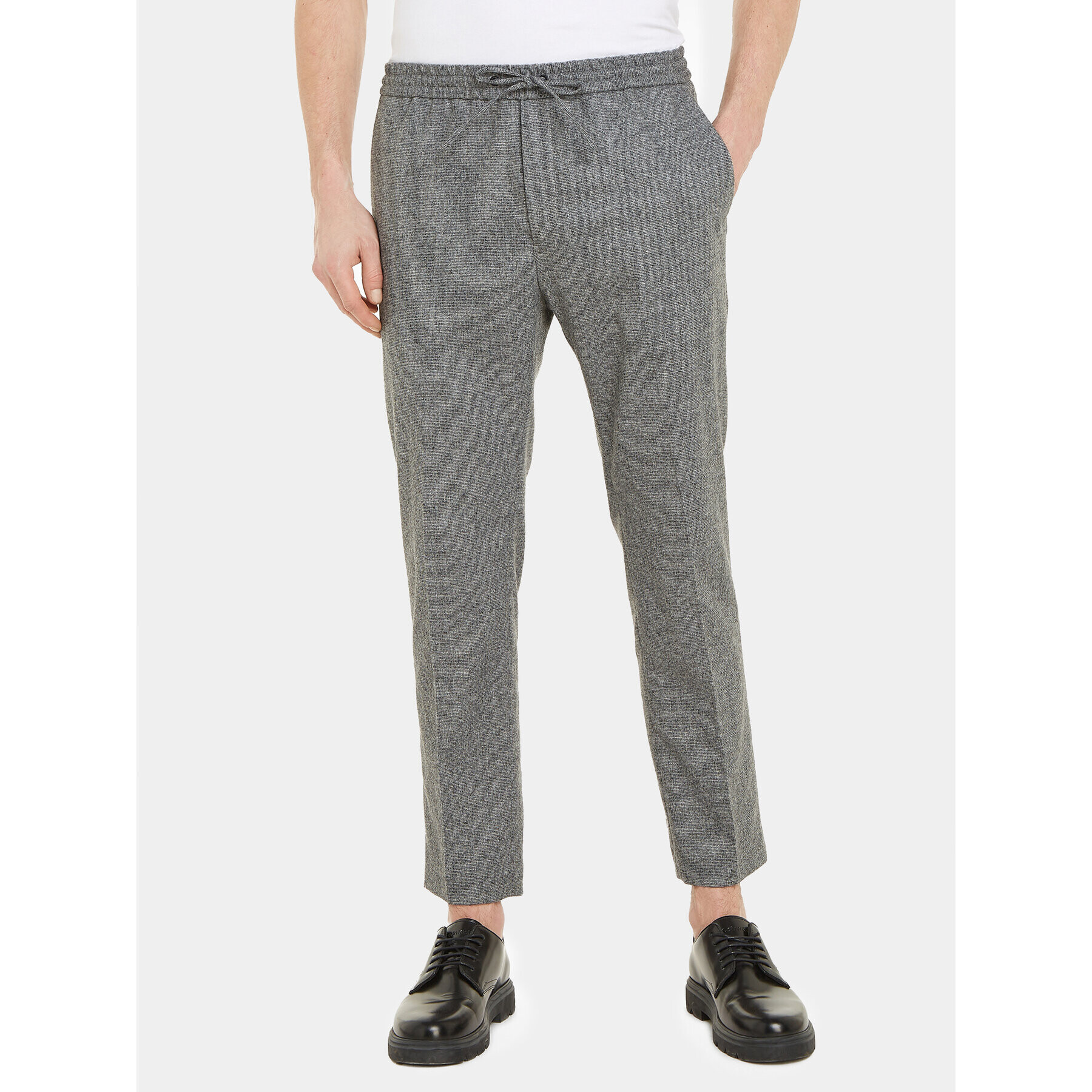 Calvin Klein Szövet nadrág K10K111713 Szürke Tapered Fit - Pepit.hu