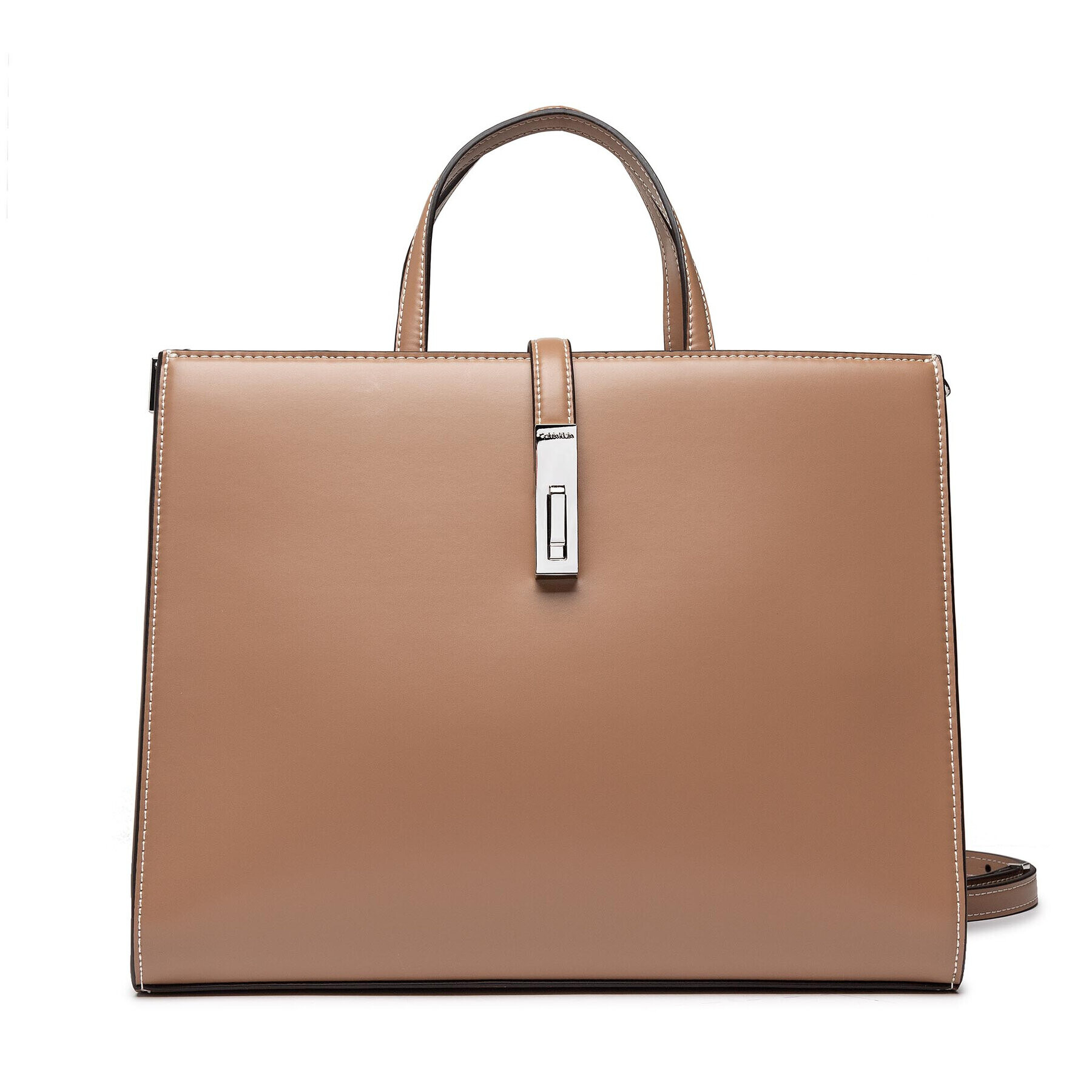 Calvin Klein Táska Archive Hardware Tote K60K609640 Barna - Pepit.hu