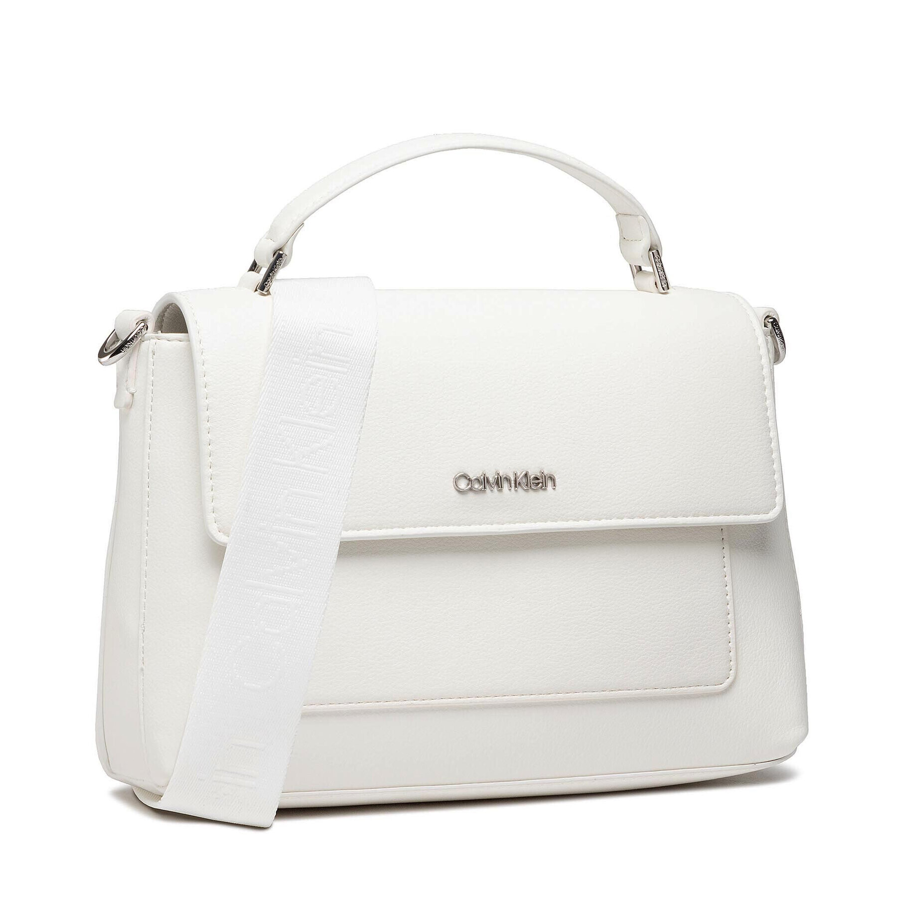 Calvin Klein Táska Ck Must Flap Top H Bag Md K60K609119 Fehér - Pepit.hu