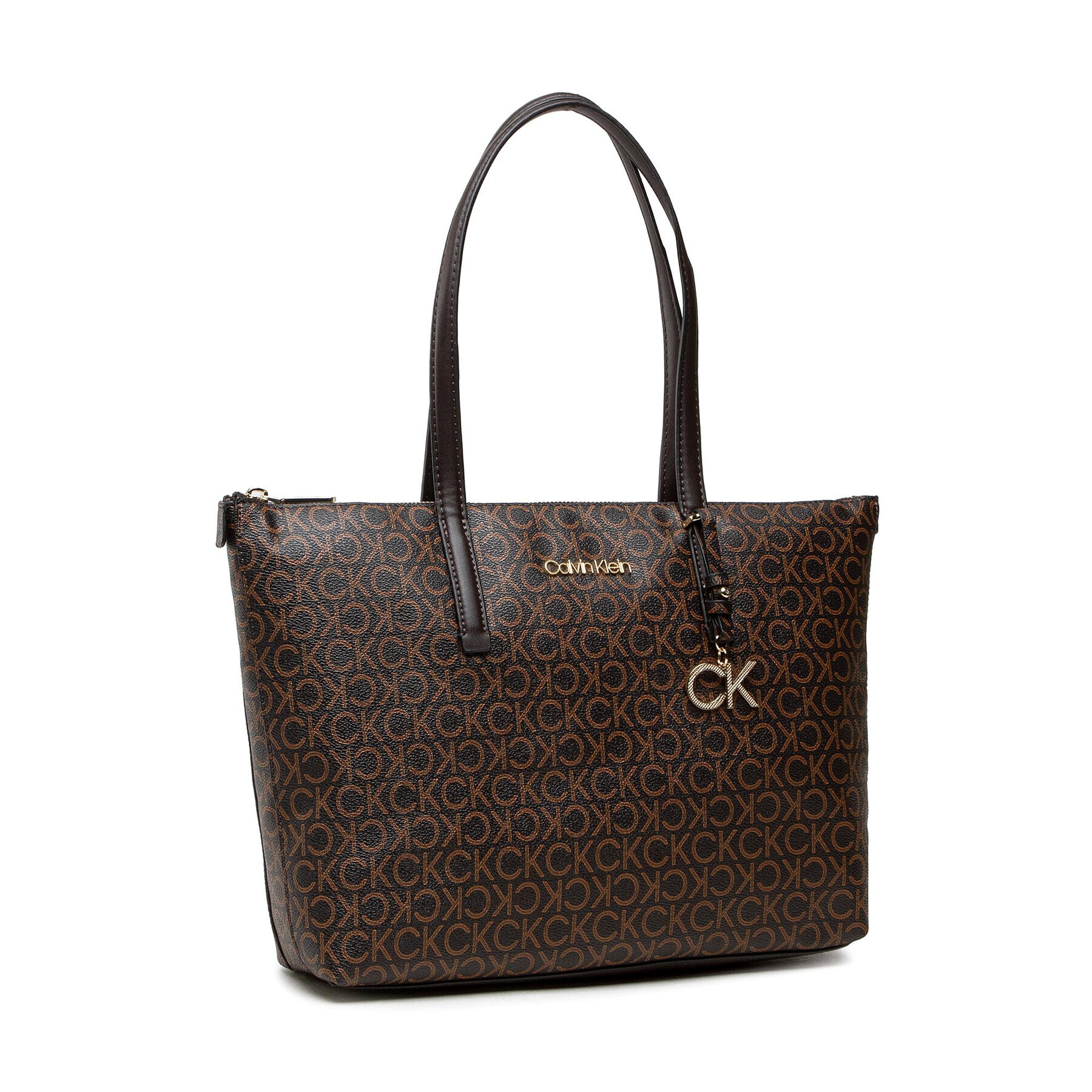 Calvin Klein Táska Ck Must Shopper Md Mono K60K609355 Barna - Pepit.hu