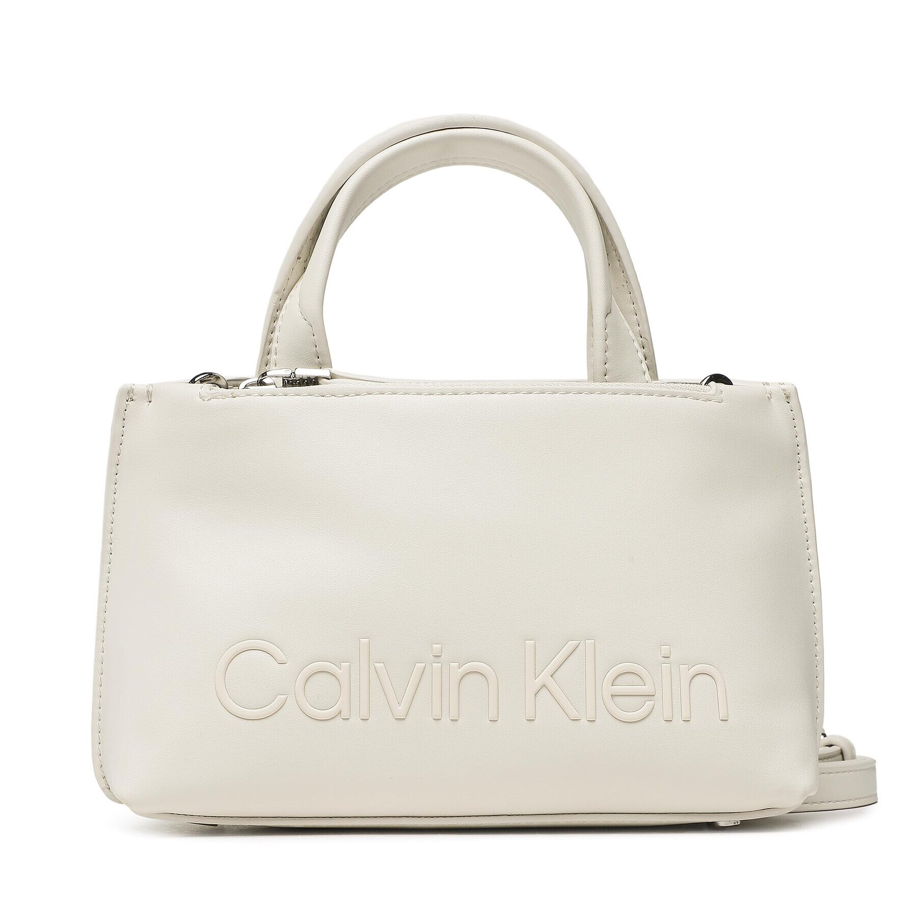 Calvin Klein Táska Ck Set Mini Tote K60K610167 Bézs - Pepit.hu