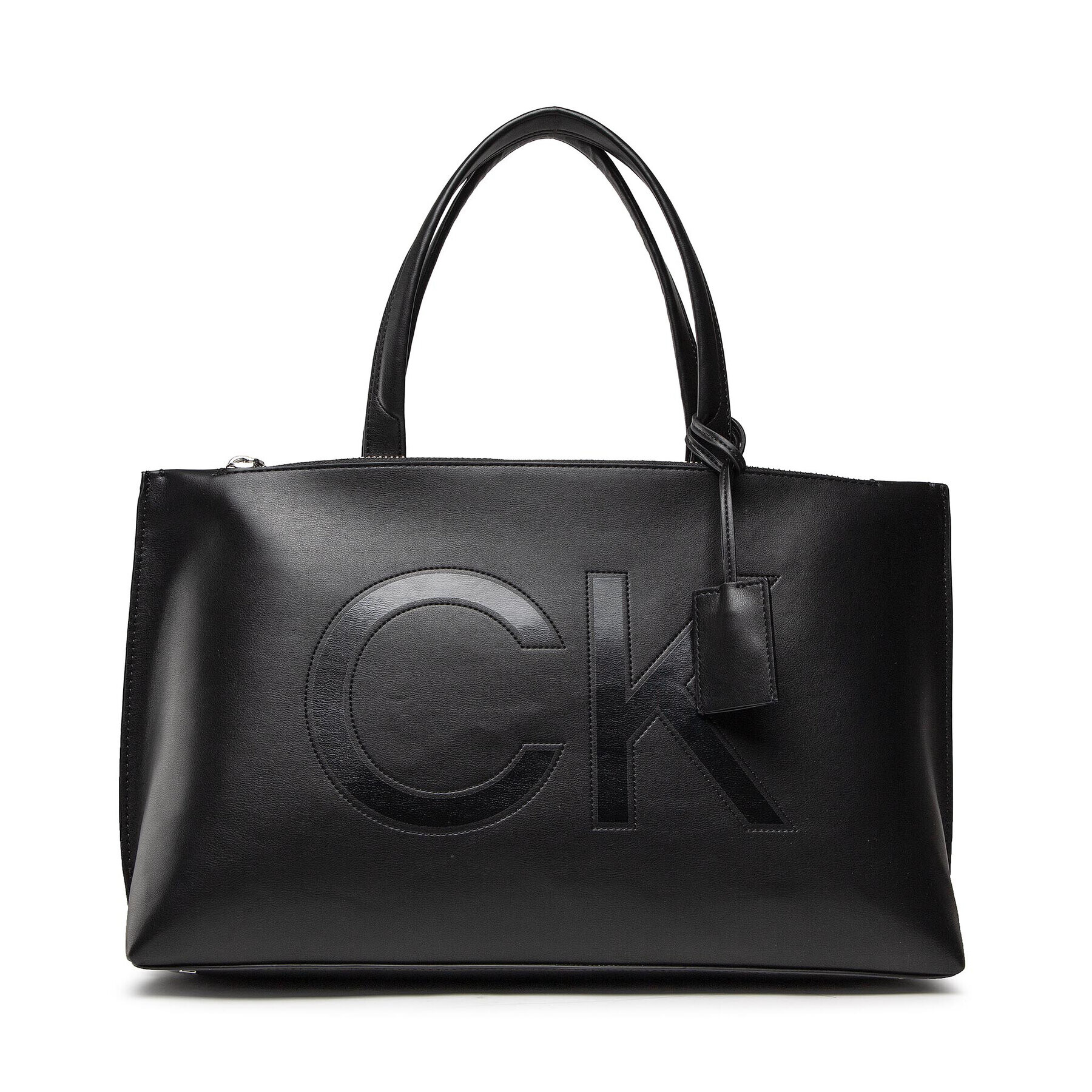 Calvin Klein Táska Ck Set Shopper Md W/Zip Comp Ck K60K608892 Fekete - Pepit.hu