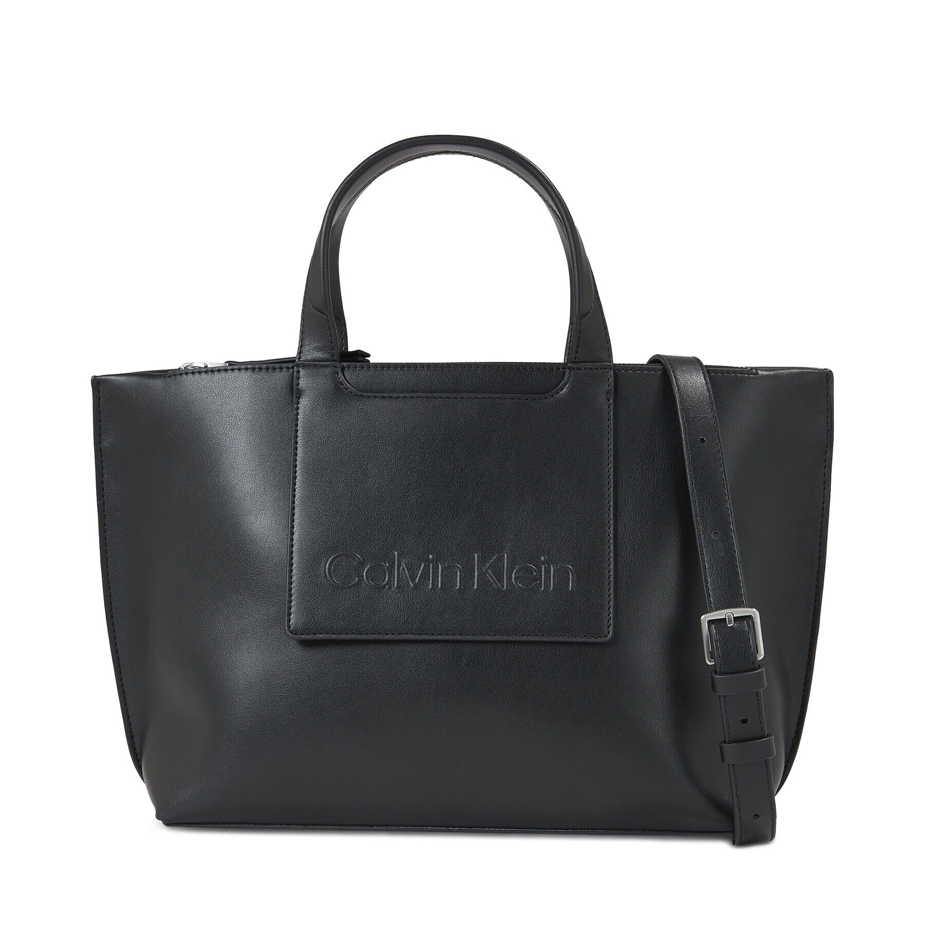 Calvin Klein Táska Ck Set Tote Medium K60K611077 Fekete - Pepit.hu