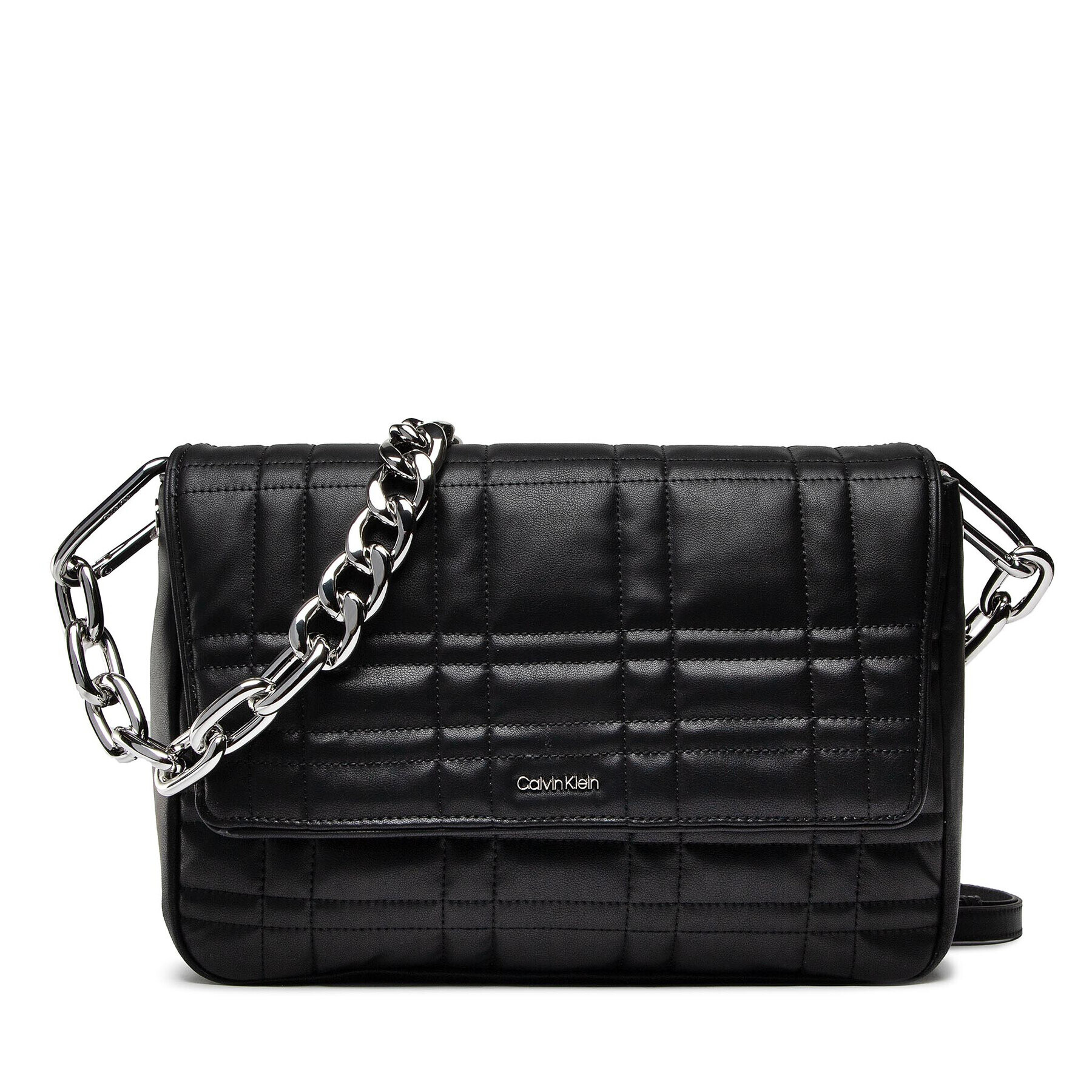 Calvin Klein Táska Ck Touch Shoulder Bag W/Chain K60K609634 Fekete - Pepit.hu