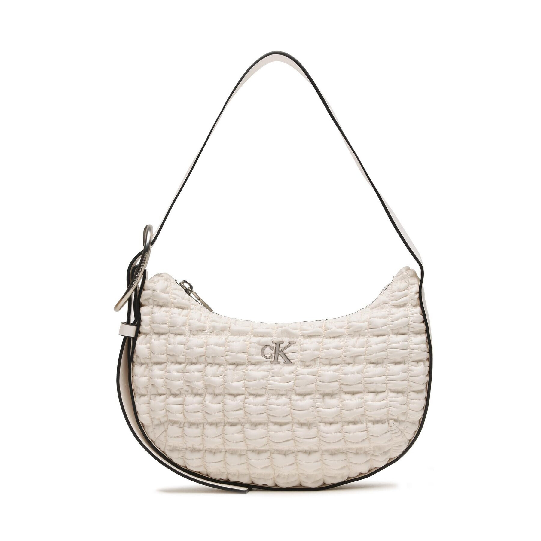 Calvin Klein Táska Crescent Buckle Sholuder Bag K60K611037 Fehér - Pepit.hu