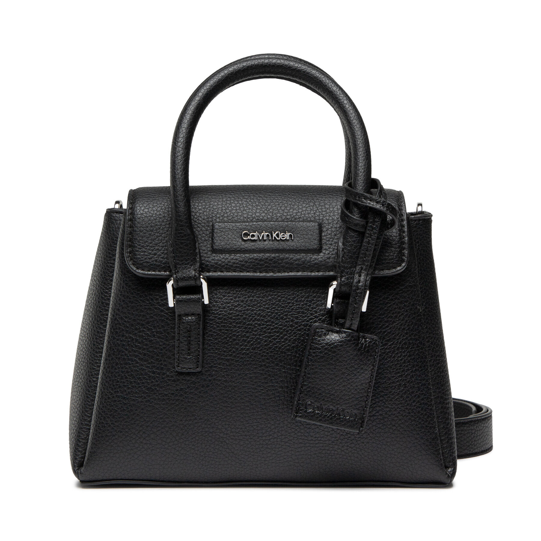 Calvin Klein Táska Dressed Mini Tote W Flap K60K609691 Fekete - Pepit.hu