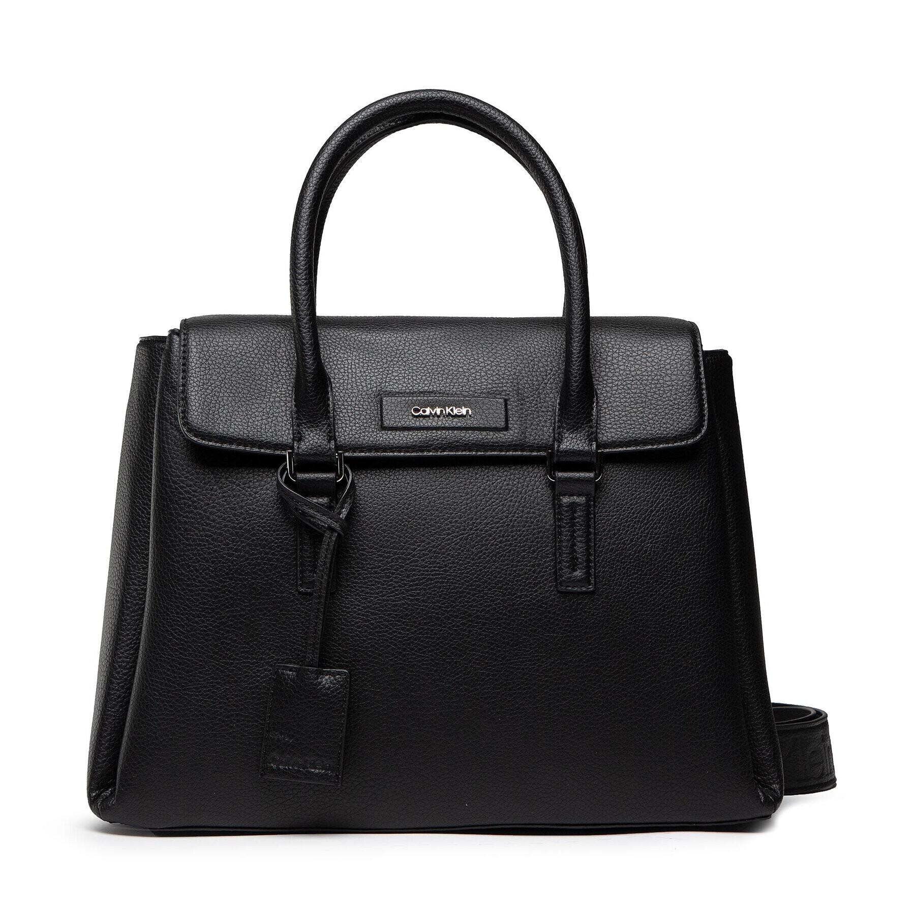 Calvin Klein Táska Dressed Tote W/Flap K60K609625 Fekete - Pepit.hu