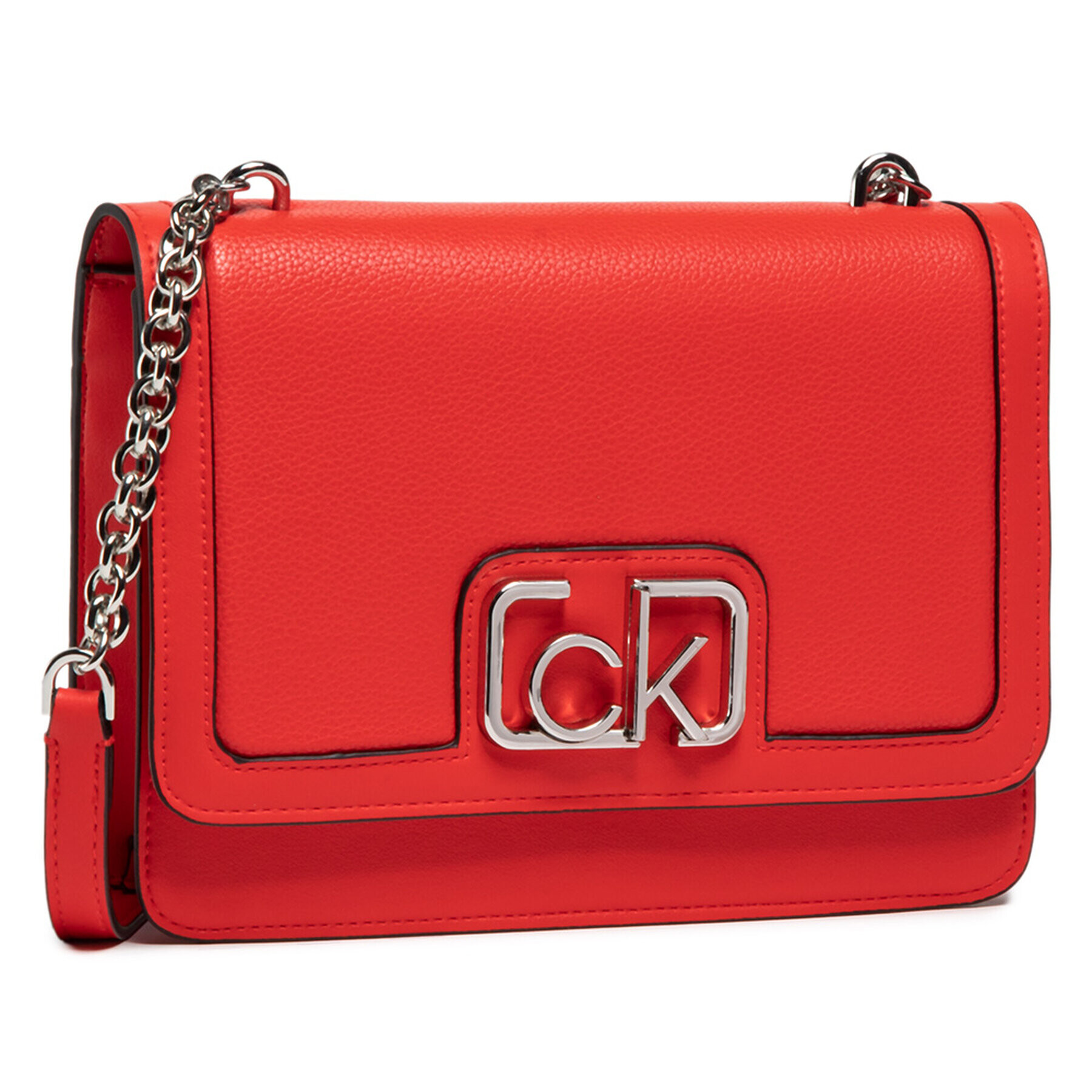 Calvin Klein Táska Flap Shoulder Bag Md K60K607051 Piros - Pepit.hu