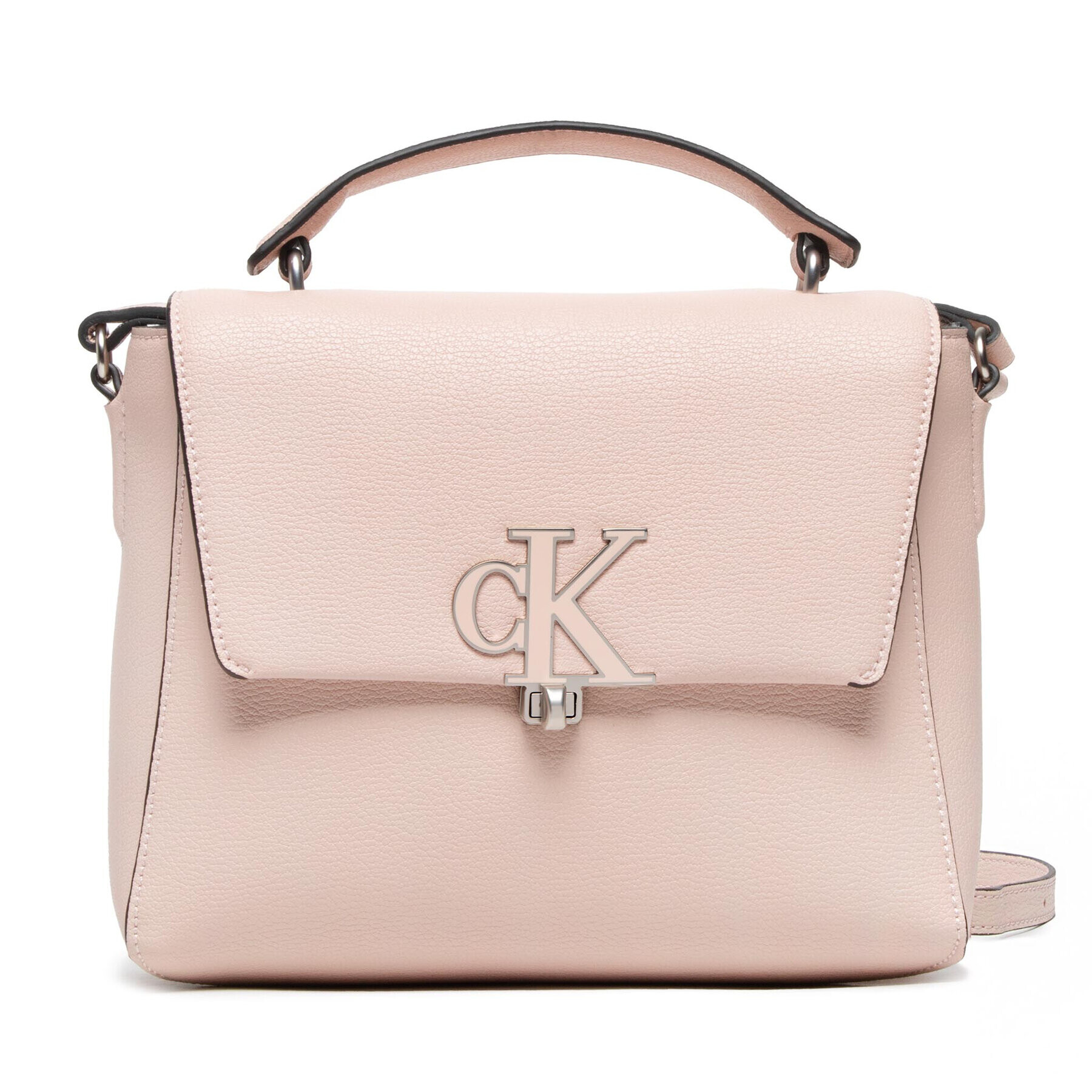 Calvin Klein Táska Minimal Monogram Mini Top Handle K60K609289 Rózsaszín - Pepit.hu