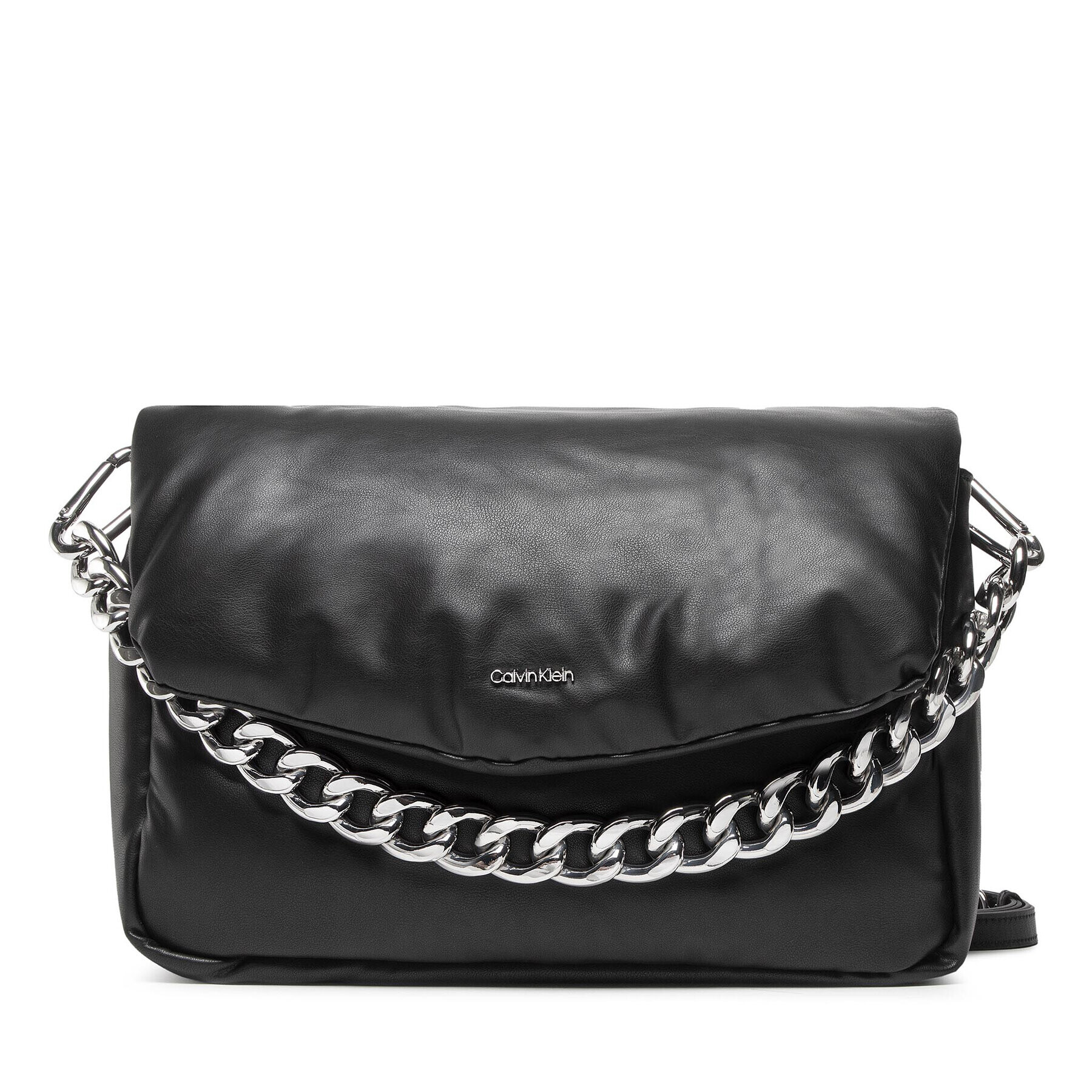 Calvin Klein Táska Puffed Shoulder Bag K60K609854 Fekete - Pepit.hu