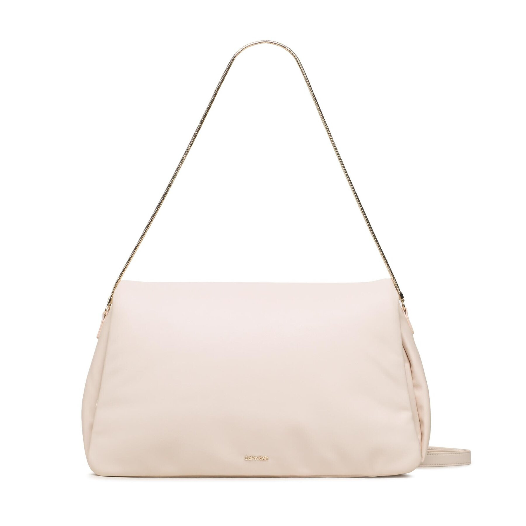 Calvin Klein Táska Puffed Shoulder Bag K60K611020 Ekru - Pepit.hu