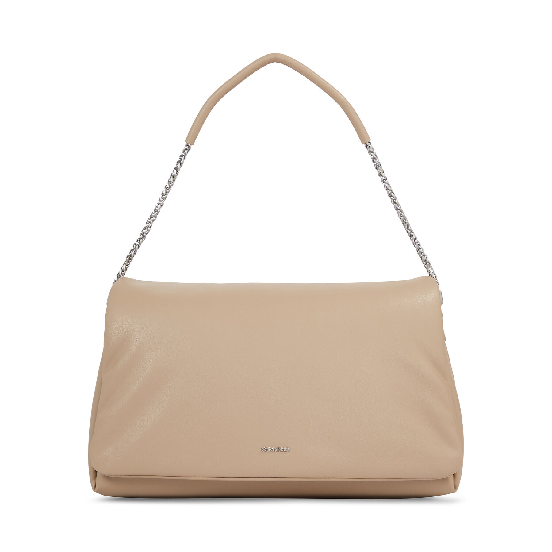 Calvin Klein Táska Puffed Shoulder Bag K60K611539 Bézs - Pepit.hu