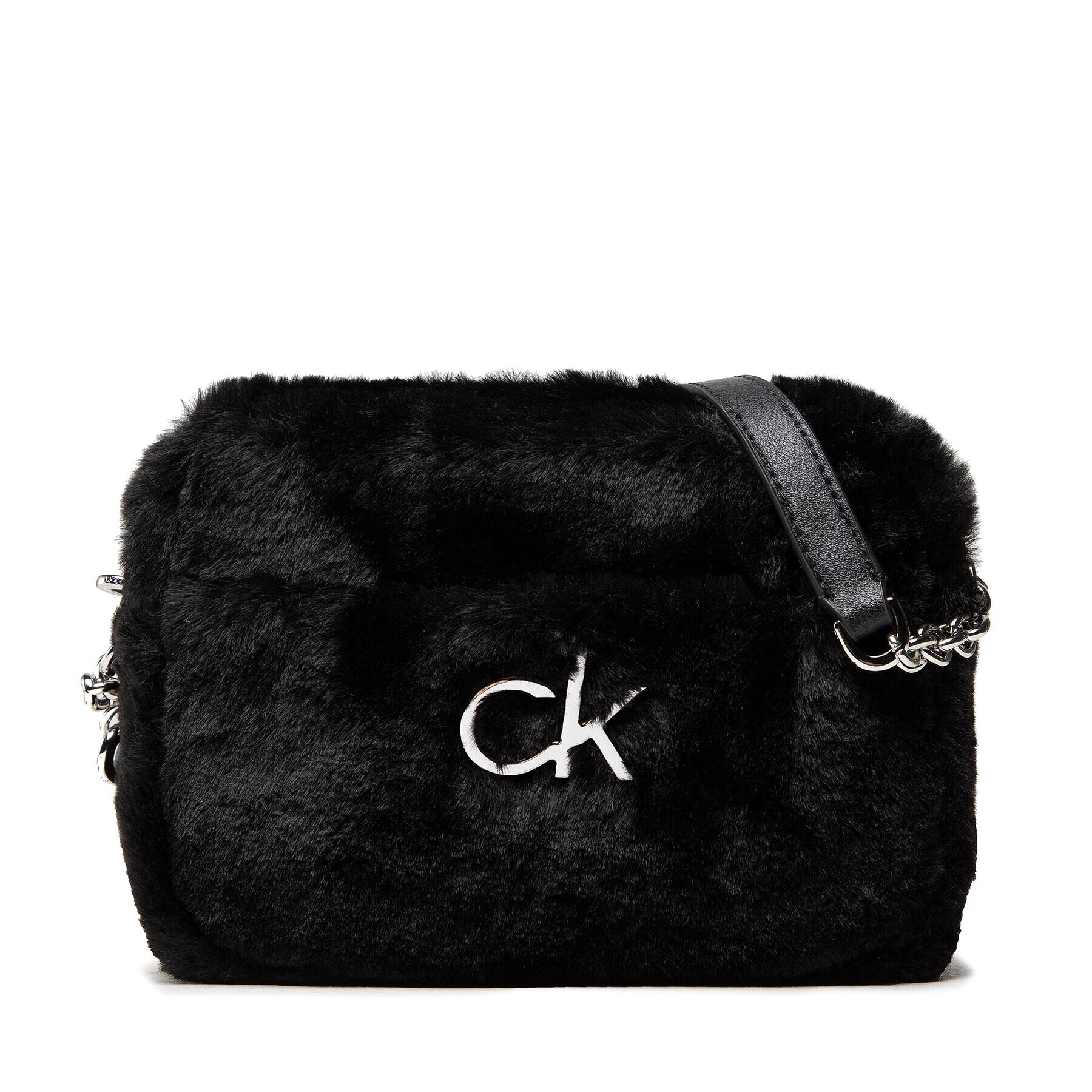 Calvin Klein Táska Re-Lock Camera Bag Fur K60K608590 Fekete - Pepit.hu