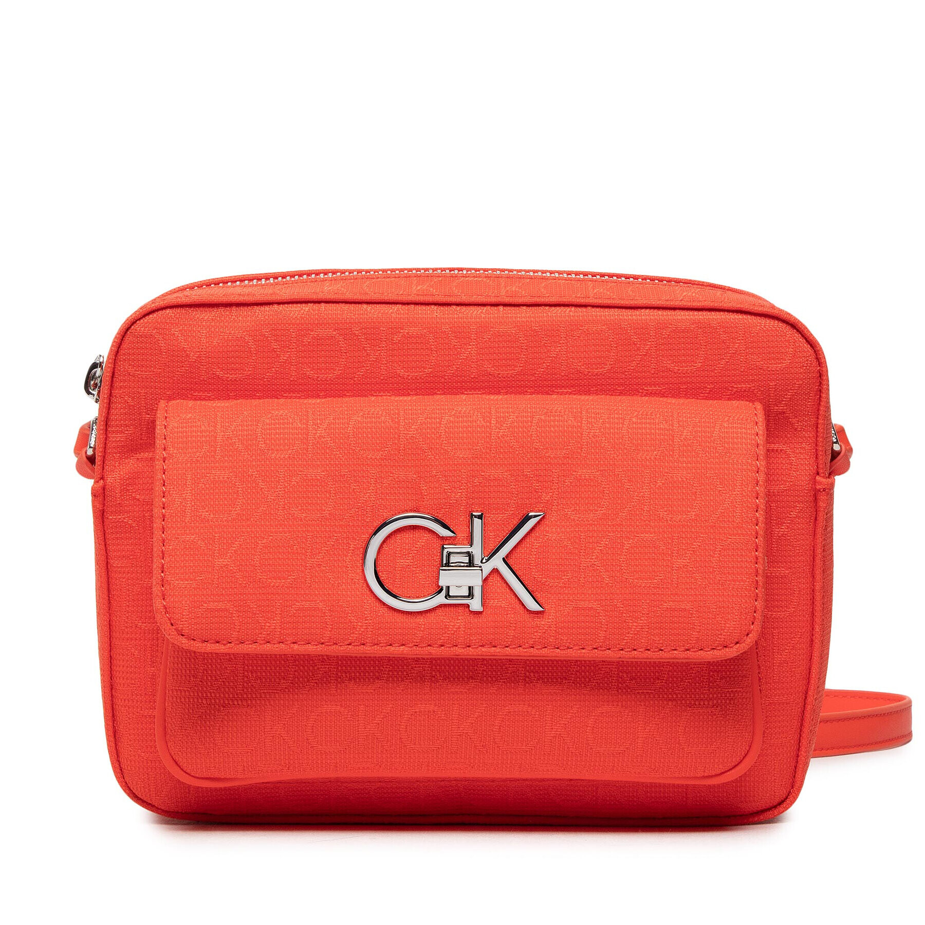 Calvin Klein Táska Re-Lock Camera Bag W/Flap Jcq K60K609685 Narancssárga - Pepit.hu