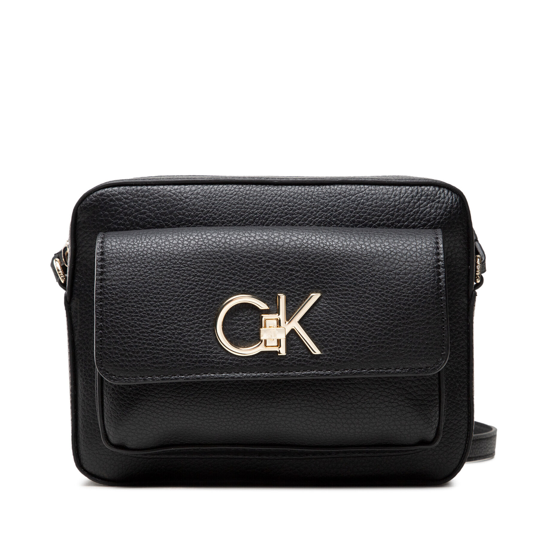 Calvin Klein Táska Re-Lock Camera Bag With Flap Pbl K60K609397 Fekete - Pepit.hu