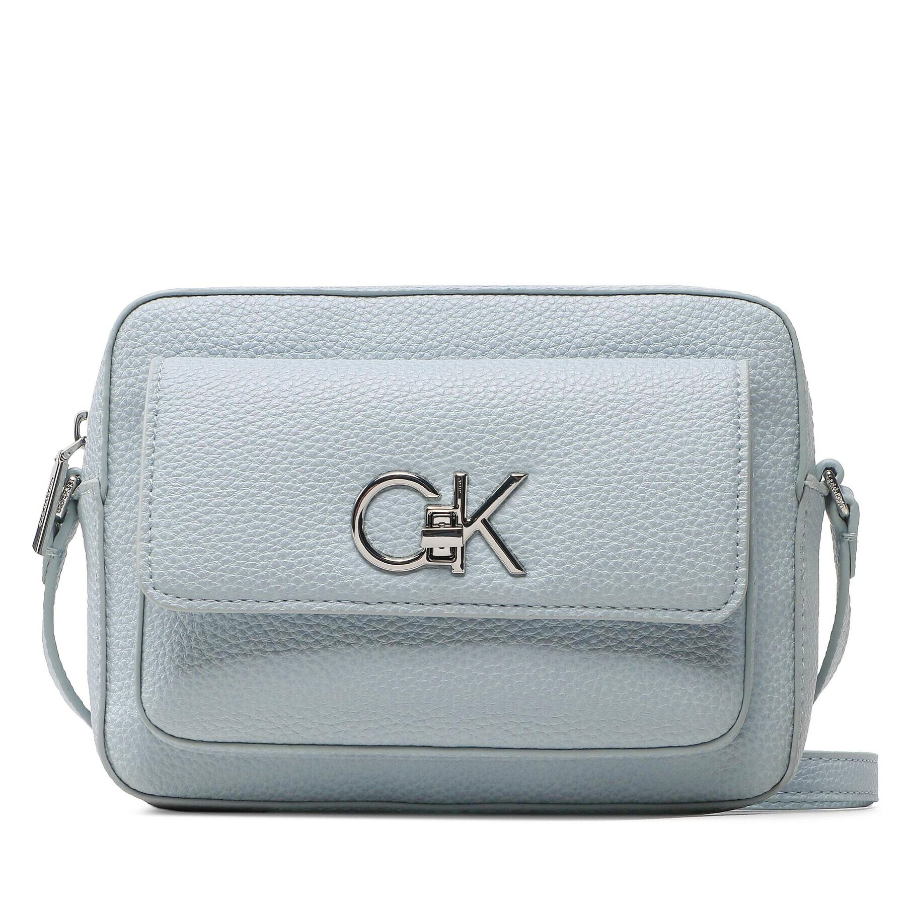 Calvin Klein Táska Re-Lock Camera Bag With Flap Pbl K60K609397 Kék - Pepit.hu