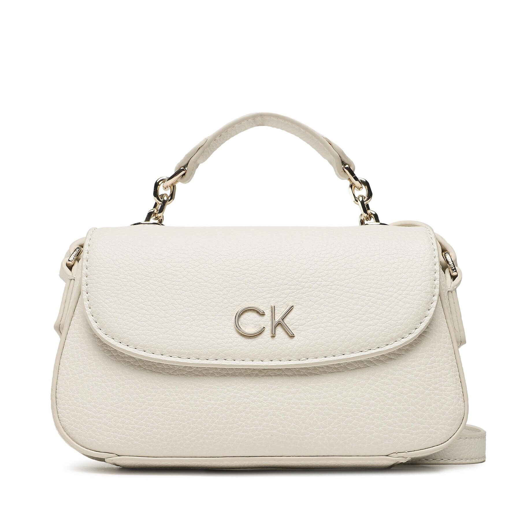 Calvin Klein Táska Re-Lock Crossbody W/Flap Pbl K60K610197 Bézs - Pepit.hu