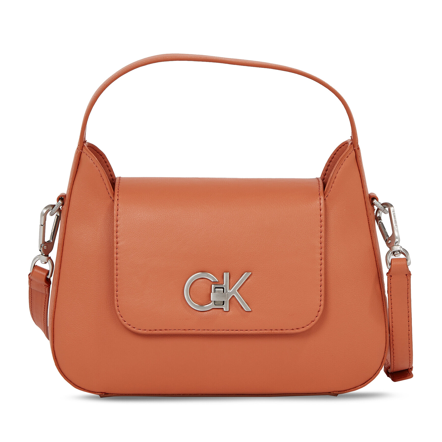 Calvin Klein Táska Re-Lock Crossbody W/Flap Sm K60K610770 Barna - Pepit.hu