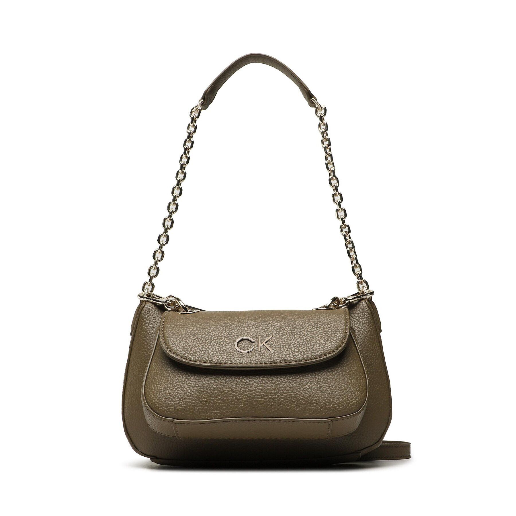 Calvin Klein Táska Re-Lock Dbl Shoulder Bag K60K610183 Zöld - Pepit.hu