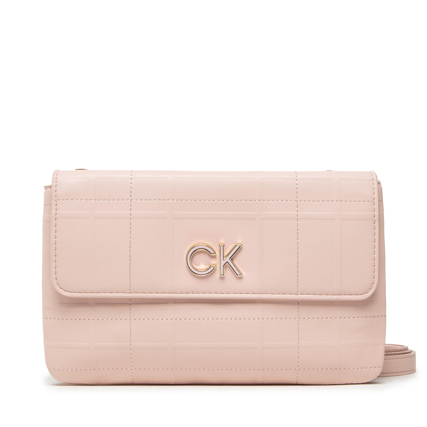 Calvin Klein Táska Re-Lock Dbl Xbody W/Flap Quilt K60K609686 Rózsaszín - Pepit.hu