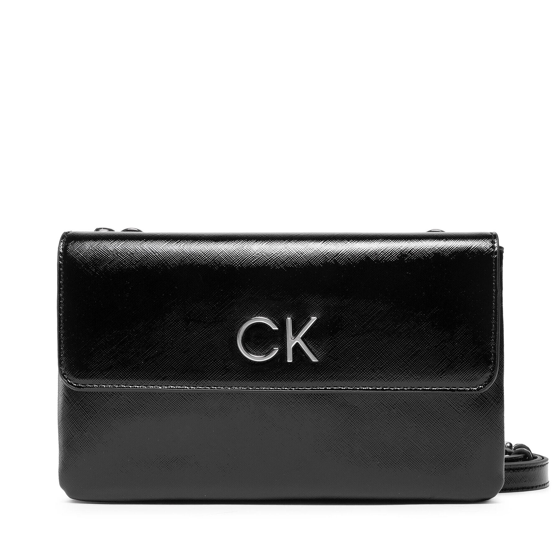 Calvin Klein Táska Re-Lock Dbl Xbody W/Flap Saff K60K609861 Fekete - Pepit.hu