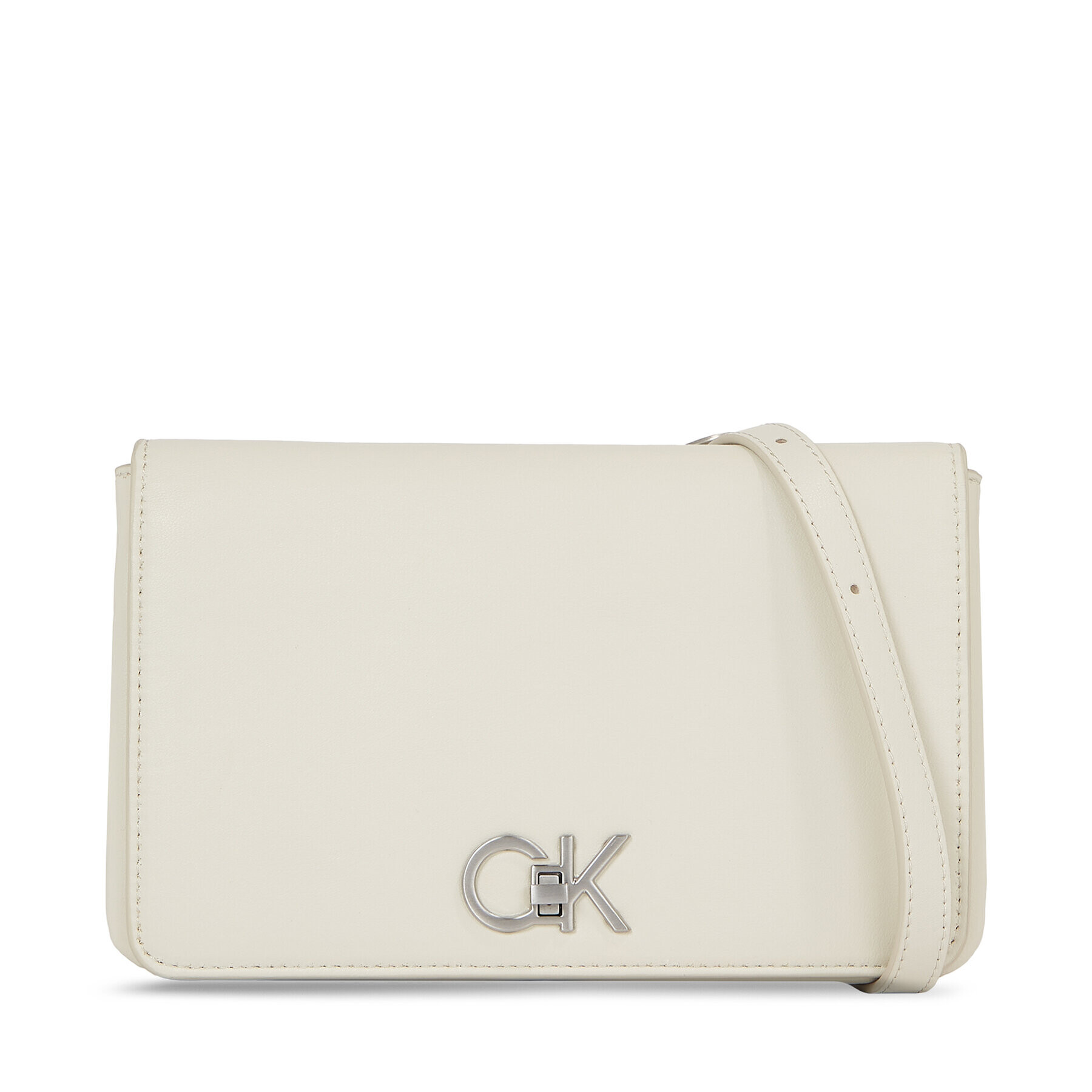 Calvin Klein Táska Re-Lock Double Gusett Xbody K60K611531 Ekru - Pepit.hu