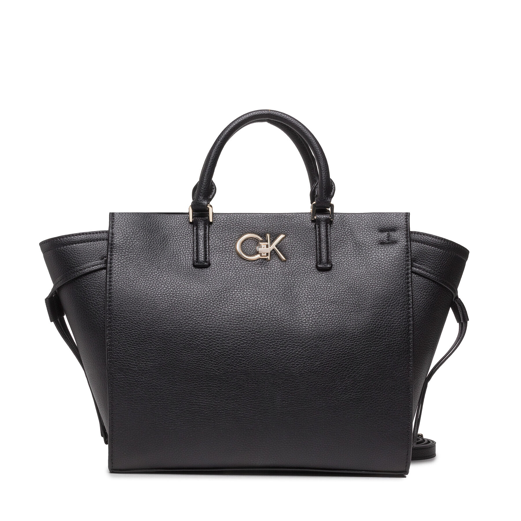 Calvin Klein Táska Re-Lock Drawstring Tote Bag Pbl K60K609402 Fekete - Pepit.hu