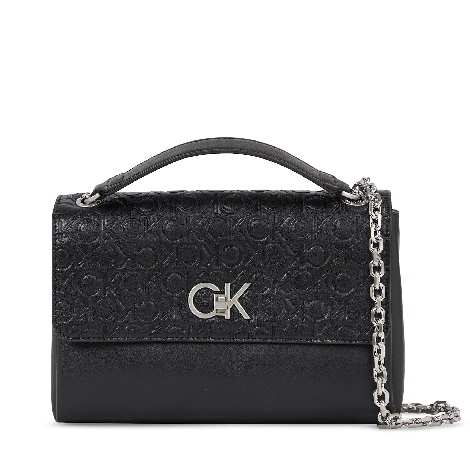 Calvin Klein Táska Re-Lock Ew Conv Crossbody-Emb K60K611533 Fekete - Pepit.hu