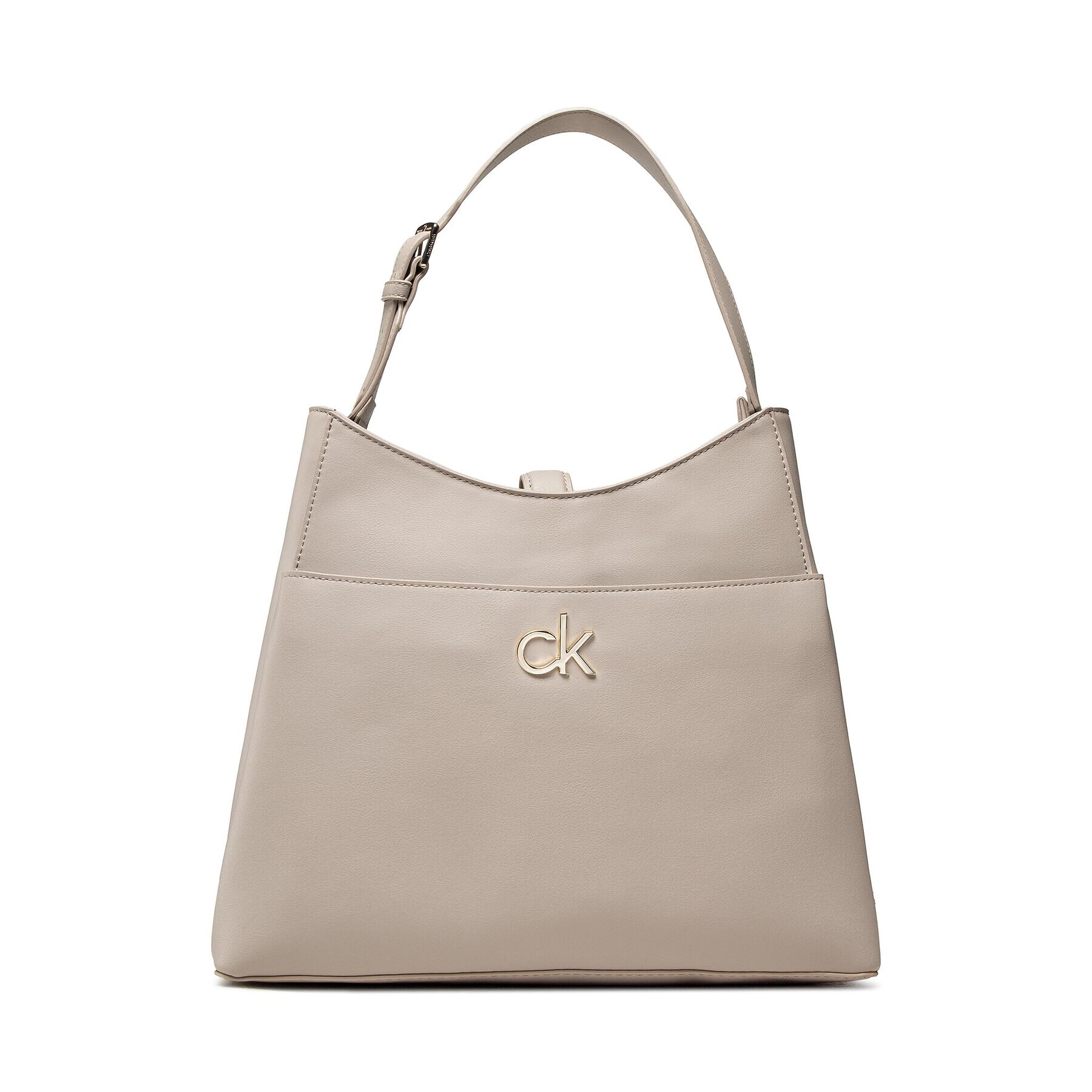 Calvin Klein Táska Re-Lock Hobo Md K60K608412 Szürke - Pepit.hu