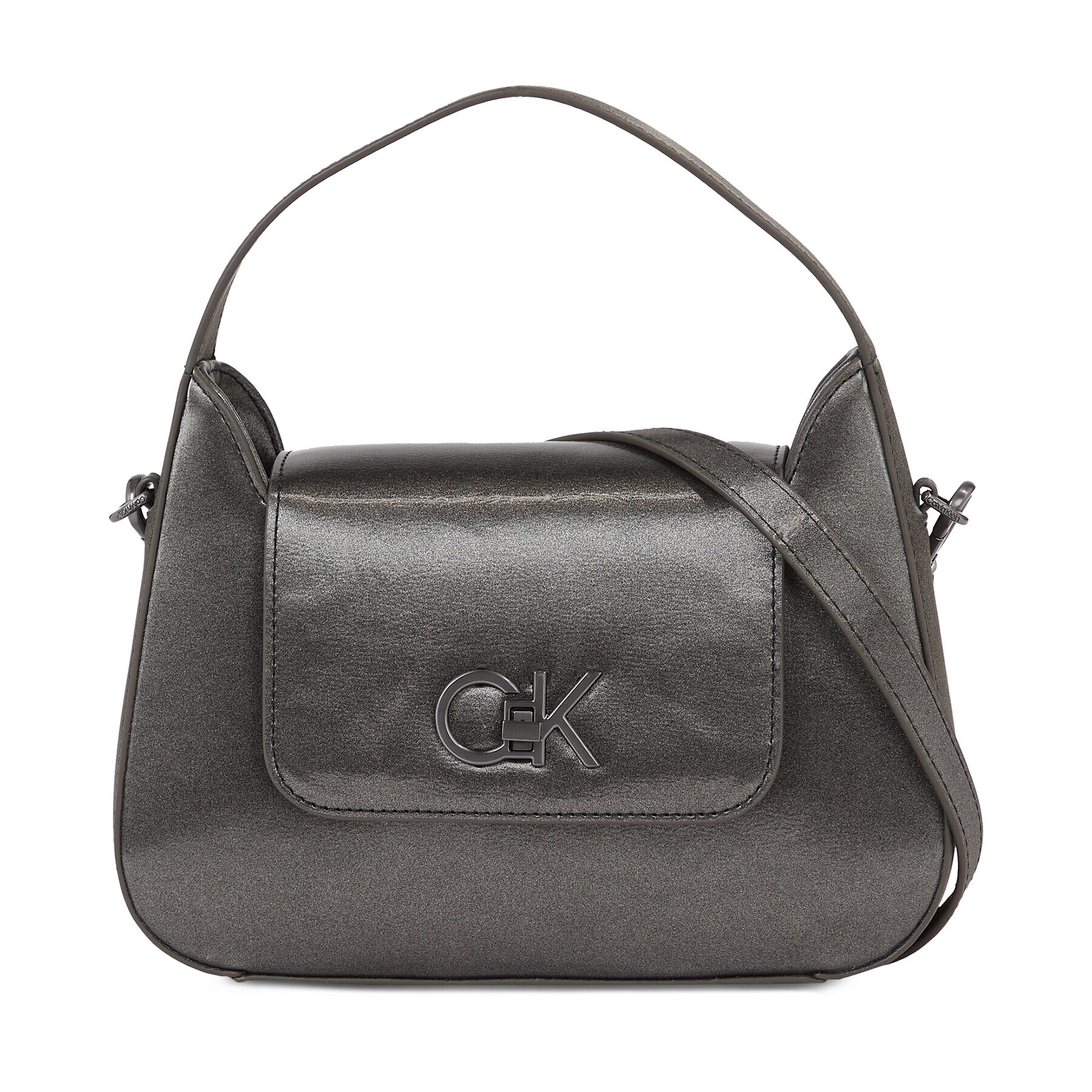 Calvin Klein Táska Re-Lock Mini Xbody-Gunmetal K60K611287 Szürke - Pepit.hu